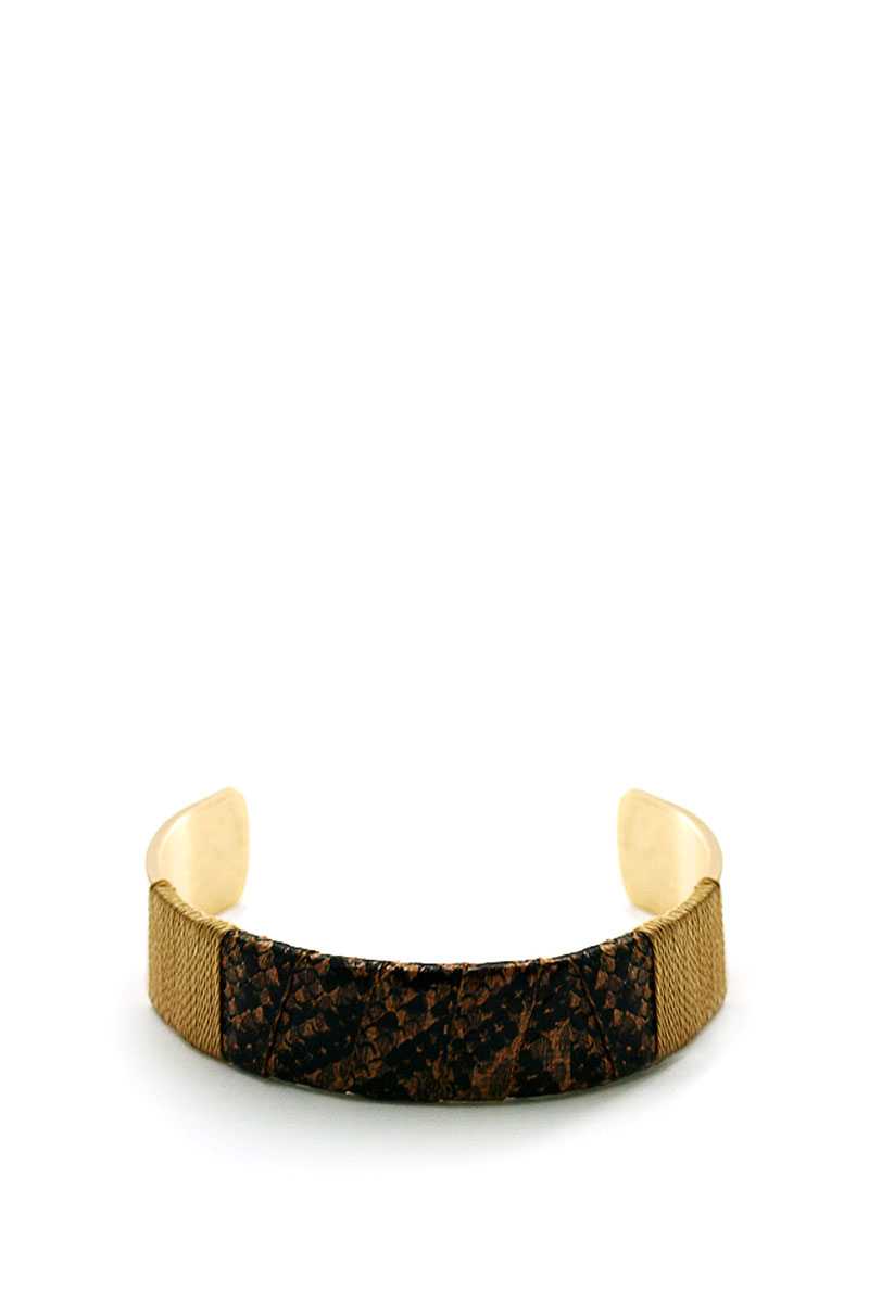 Animal Pattern Open Cuff Bracelet Secondary image