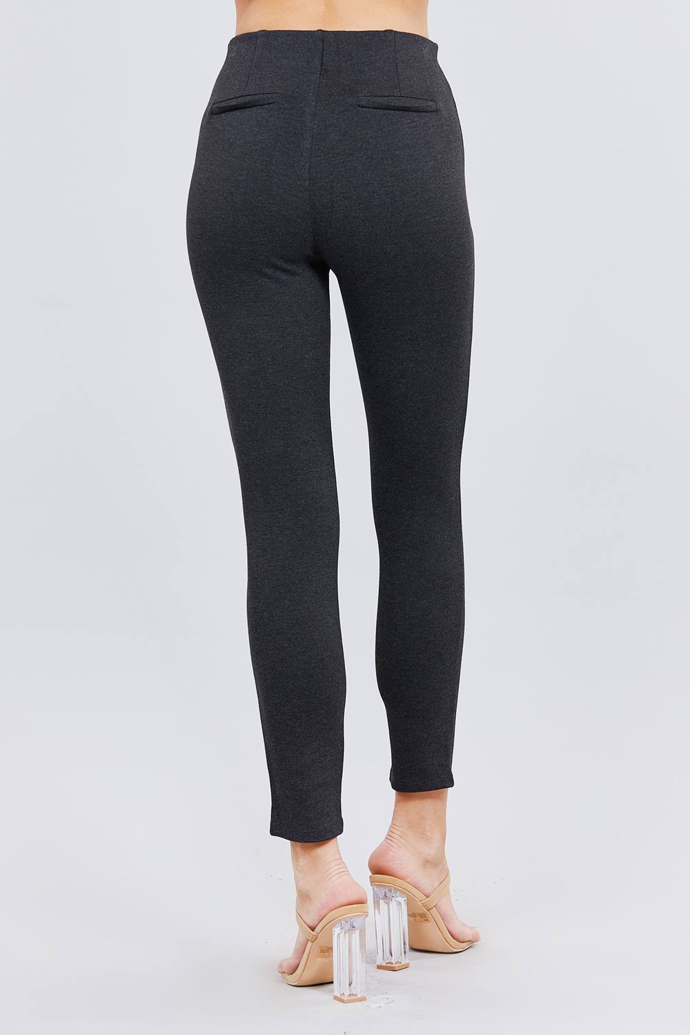 Waist Elastic Band Ponte Pants