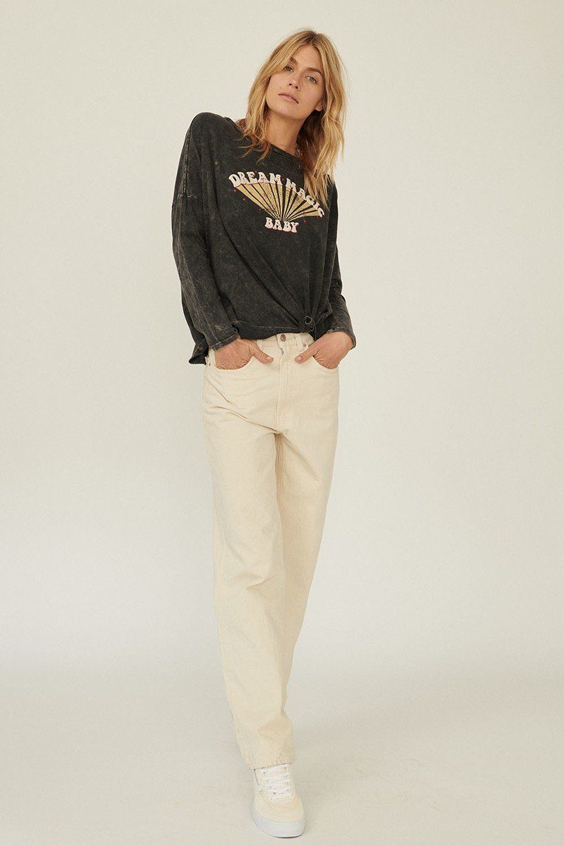 Mineral Washed Magic Baby Graphic Top Secondary image