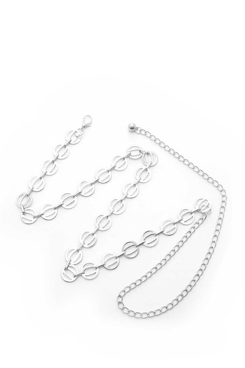 Interlocking Circle Metal Chain Belt Secondary image