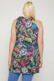 Sugar Skull Sublimation Print