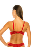 Red Stripe Bra