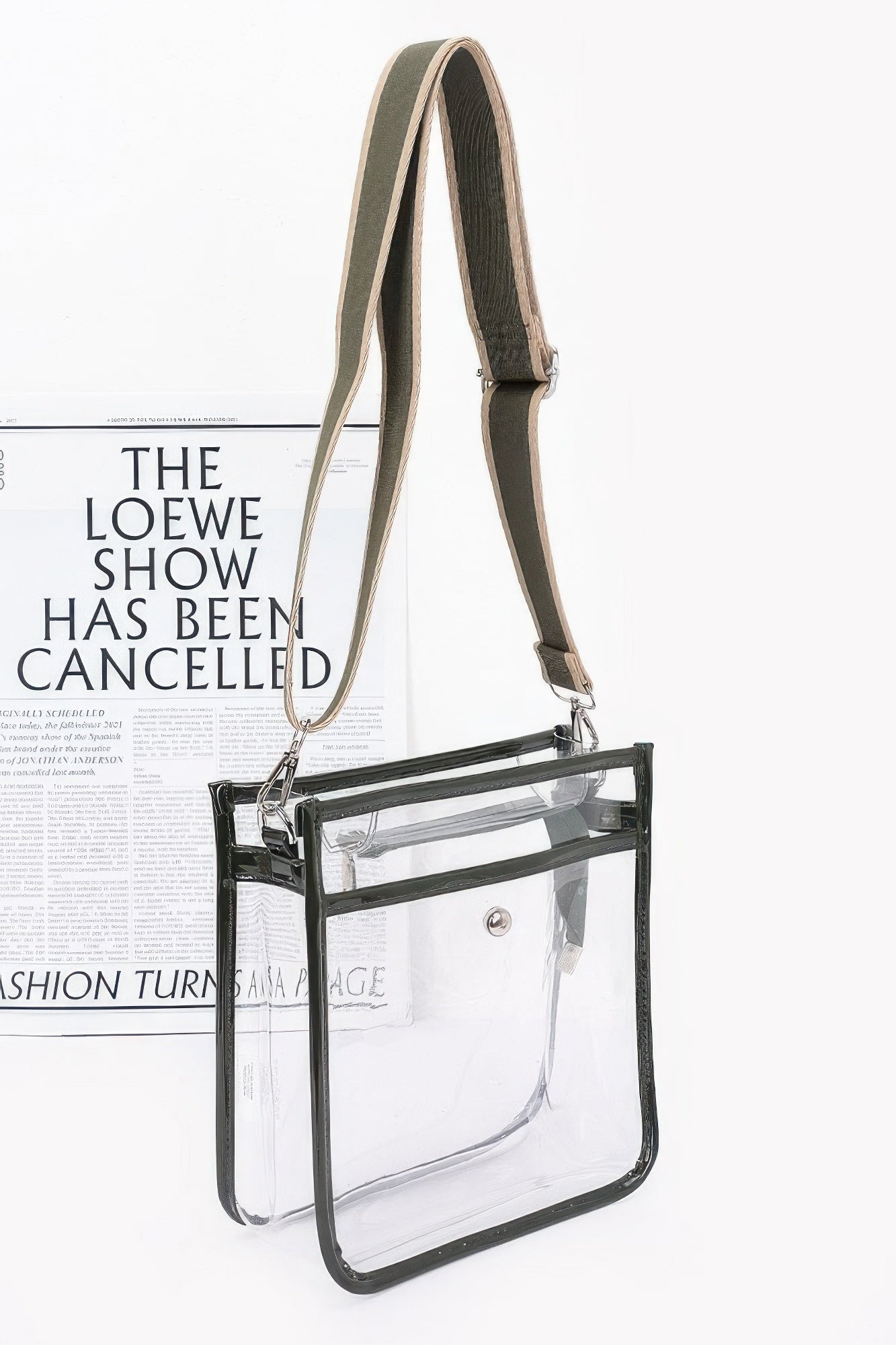 Clear Crossbody Bag With Adjustable Strap Secondary image
