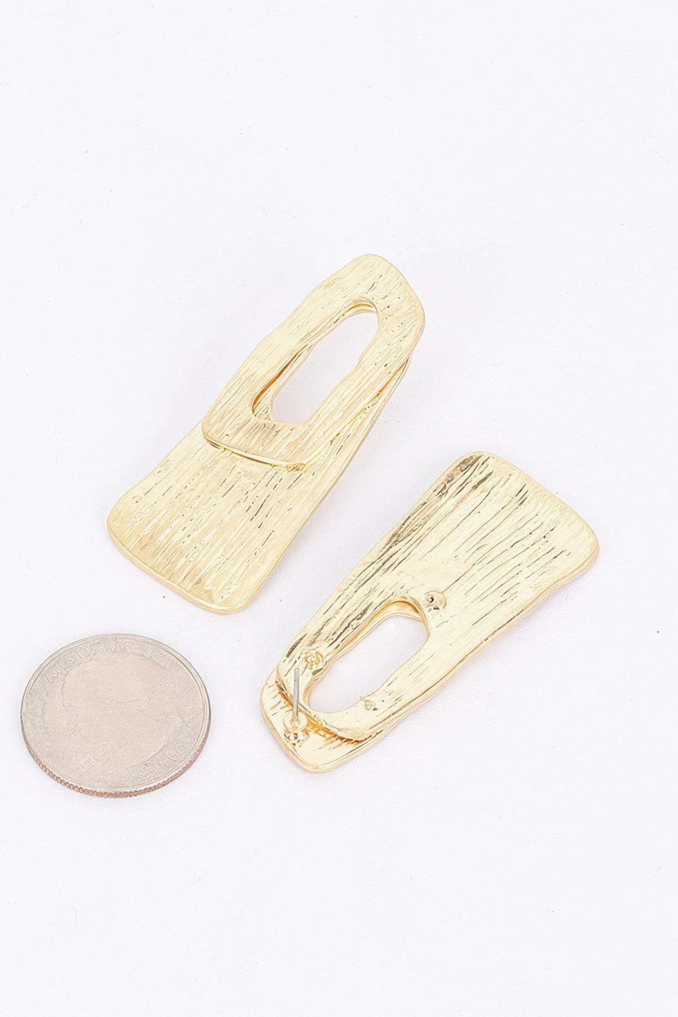 Gold Plated Metal Earring Secondary image