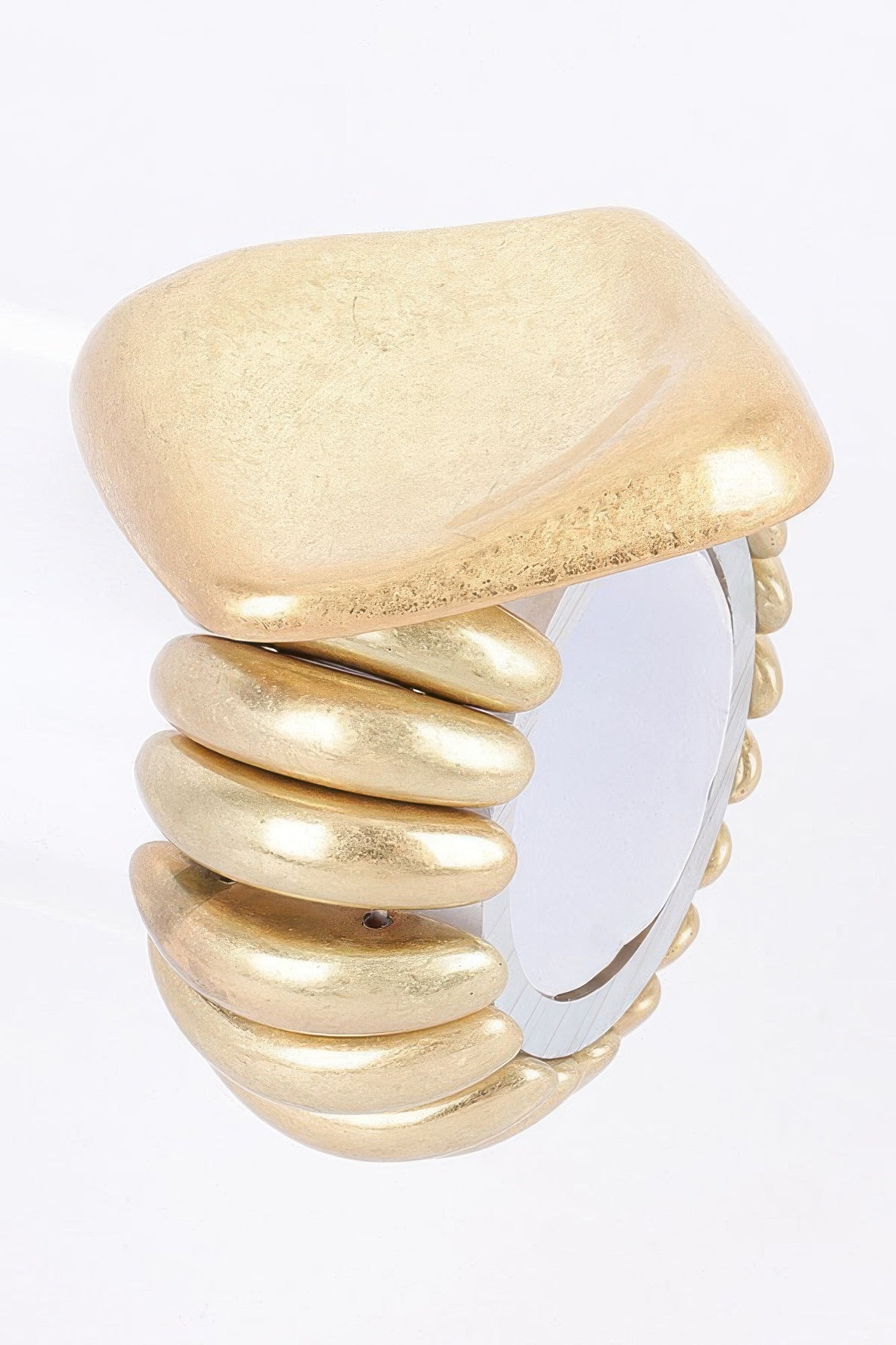 Gold Alloy Casting Hinge Bracelet Secondary image
