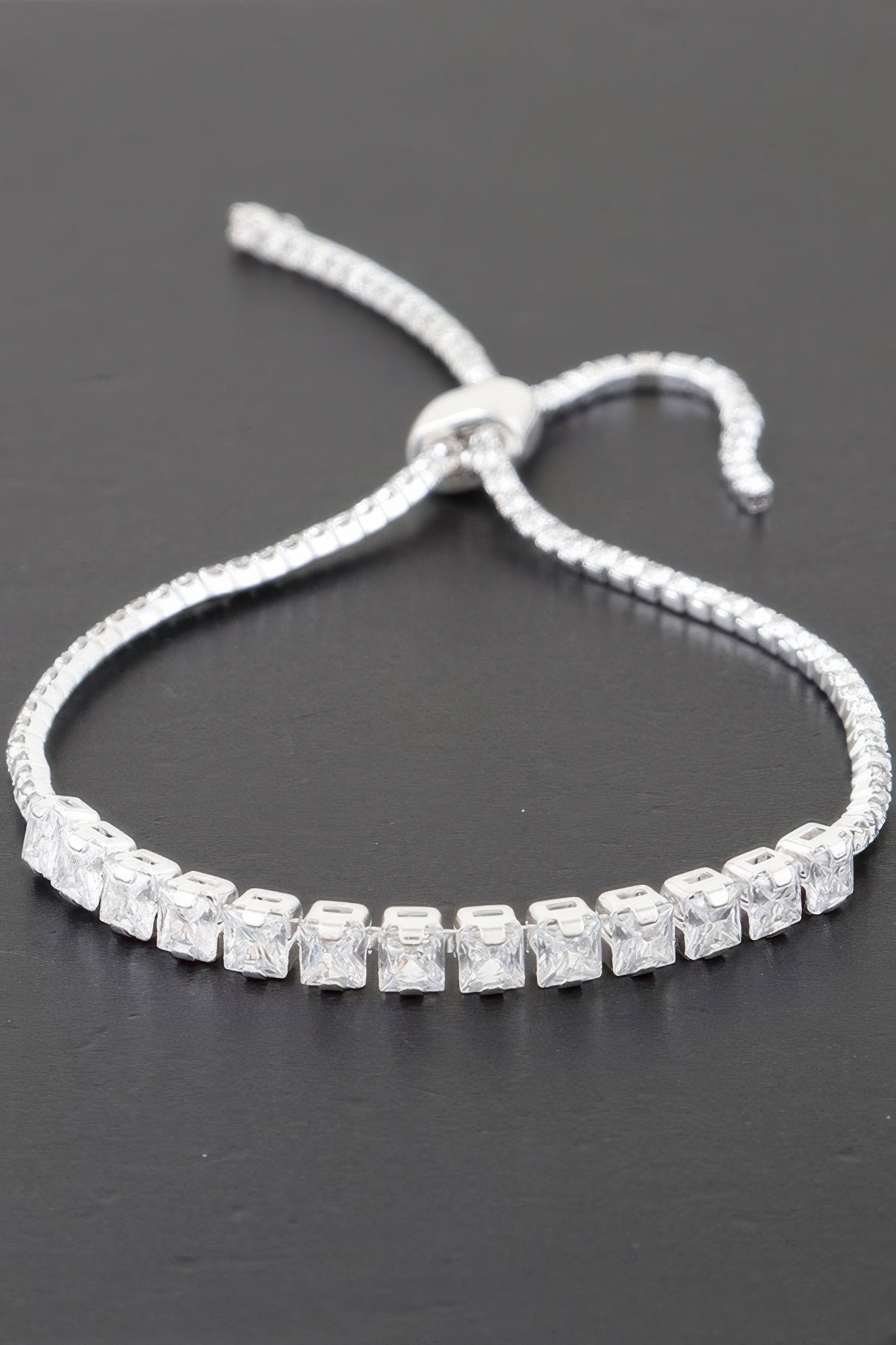Multi-Cubic Clear Gem Jewelry Piece Secondary image