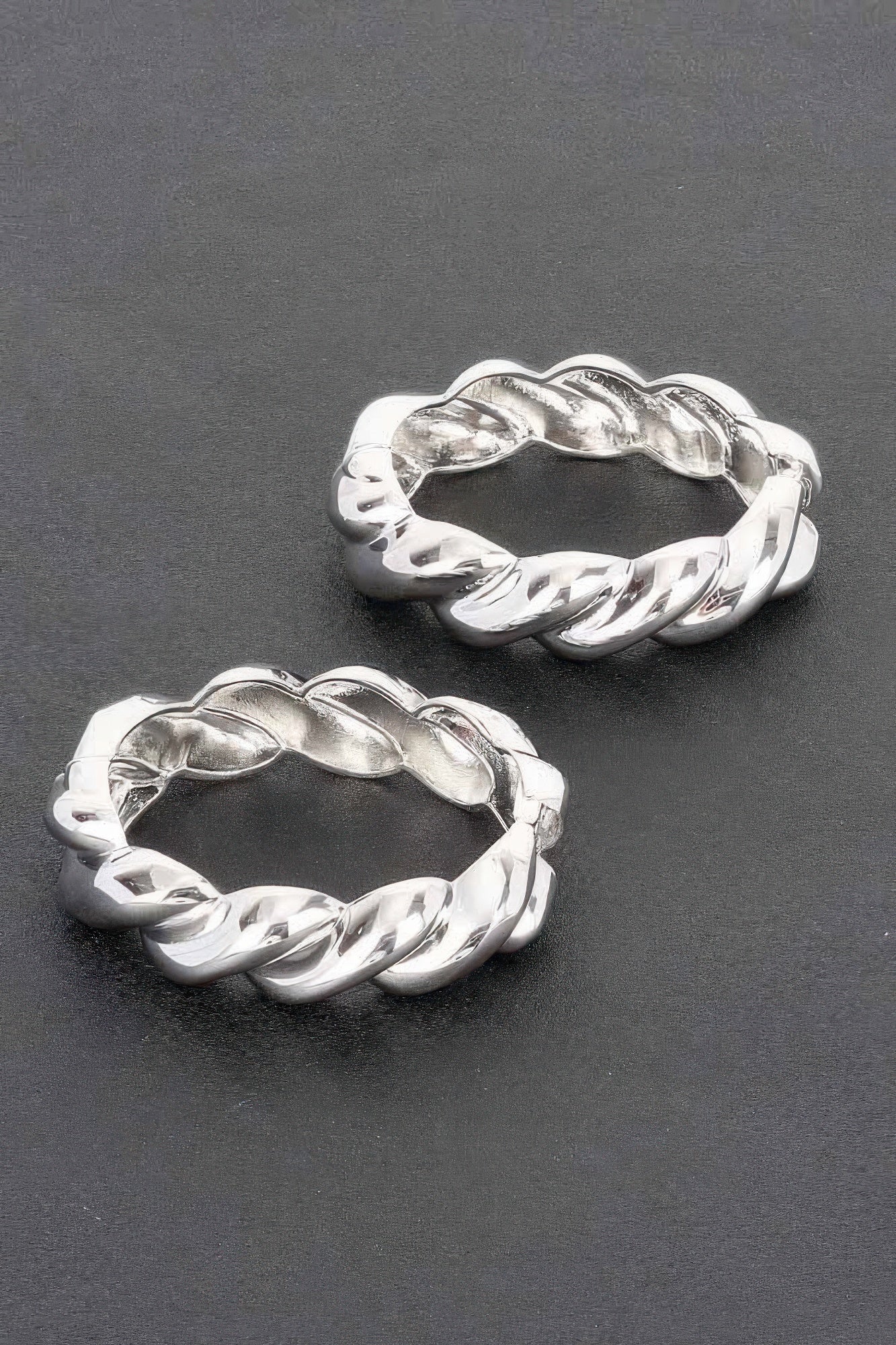 Twisted Polished Metal Bracelet Secondary image