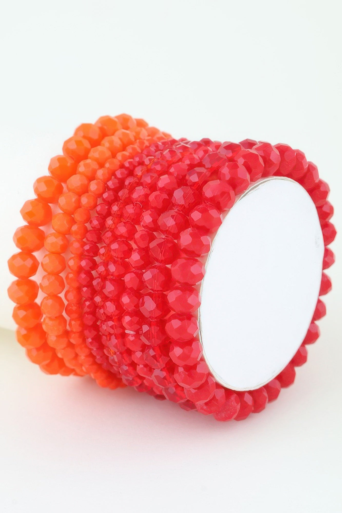 Faceted Crystal Bead Stretch Bracelet Secondary image