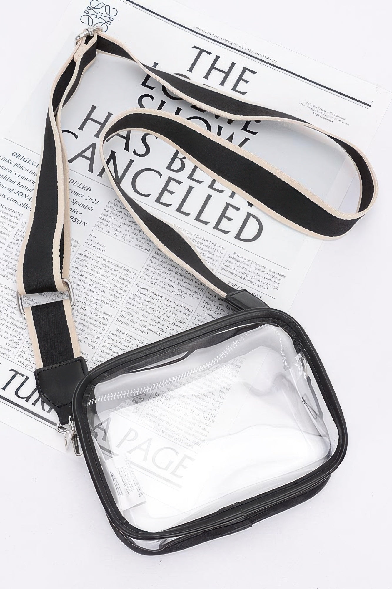 Clear PVC Camera Bag With Wide Adjustable Strap Secondary image