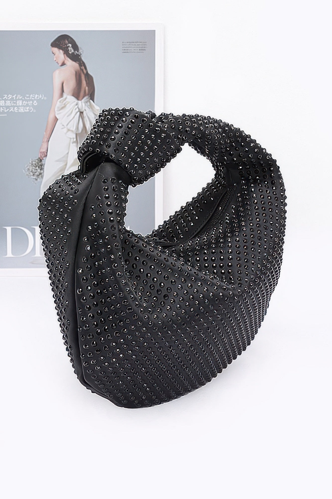 Rhinestone Embellished Clutch Bag Secondary image