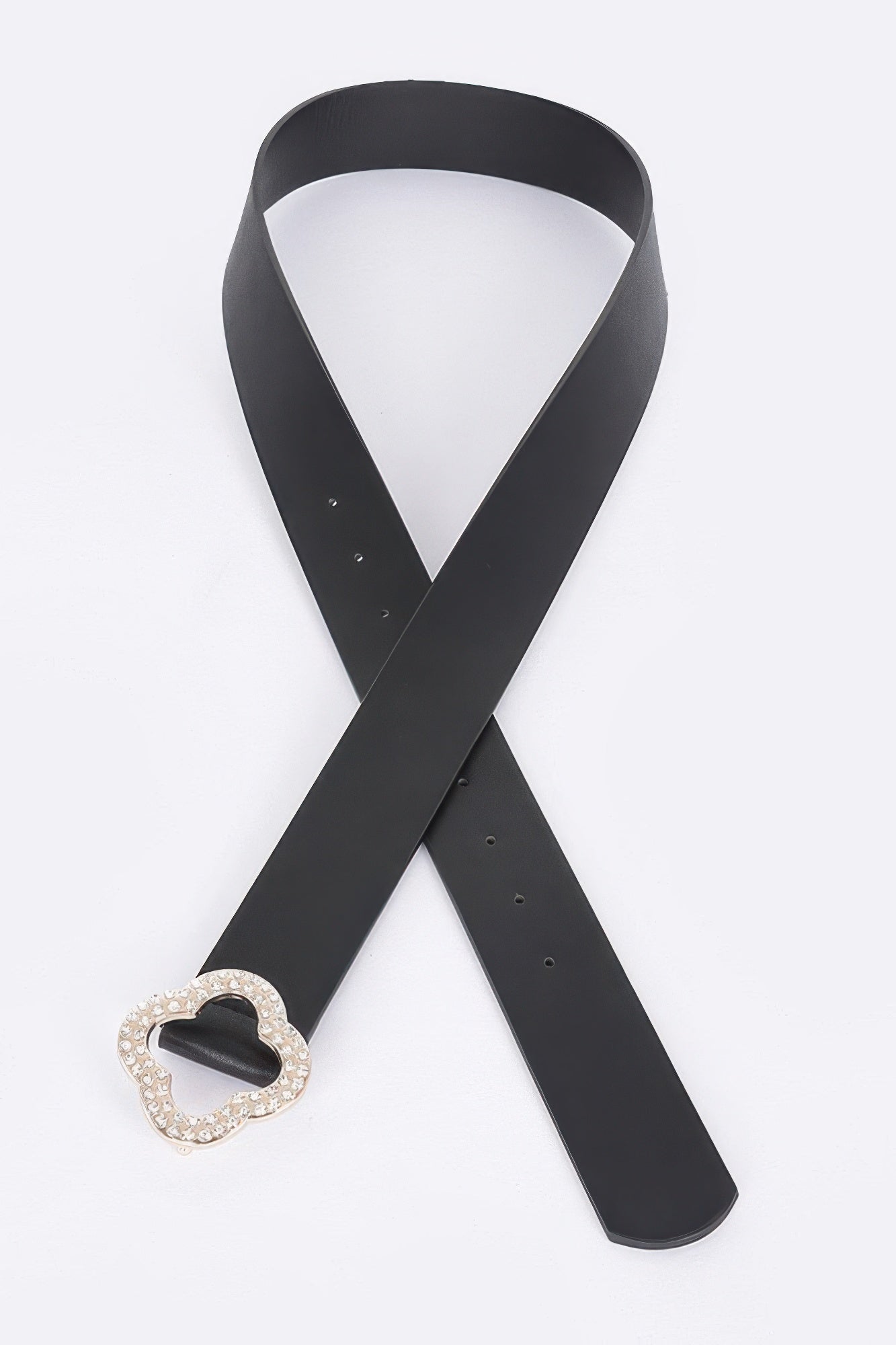 Faux Leather Embellished Buckle Belt Secondary image