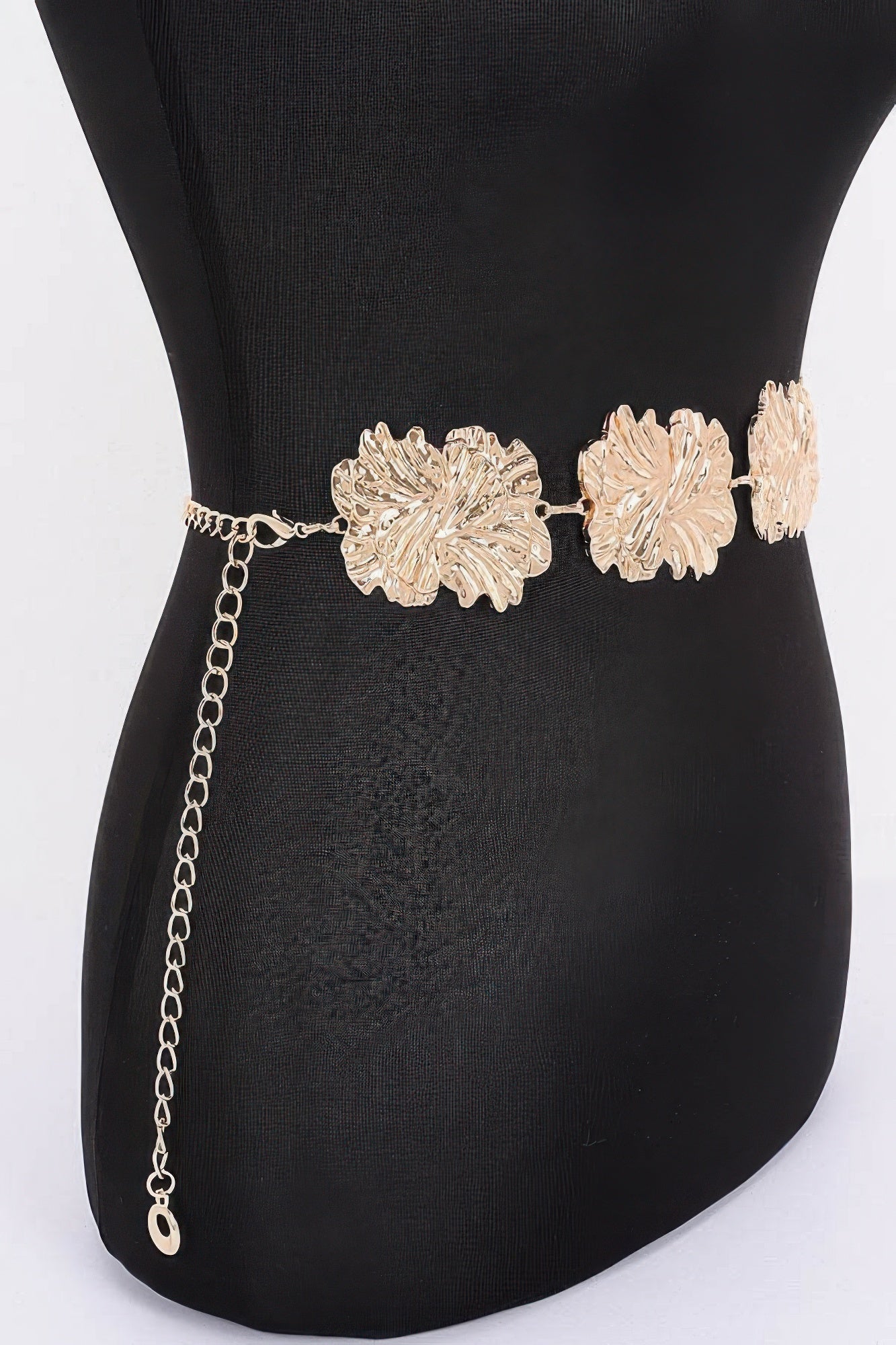 Ornate Floral Link Waist Belt Secondary image