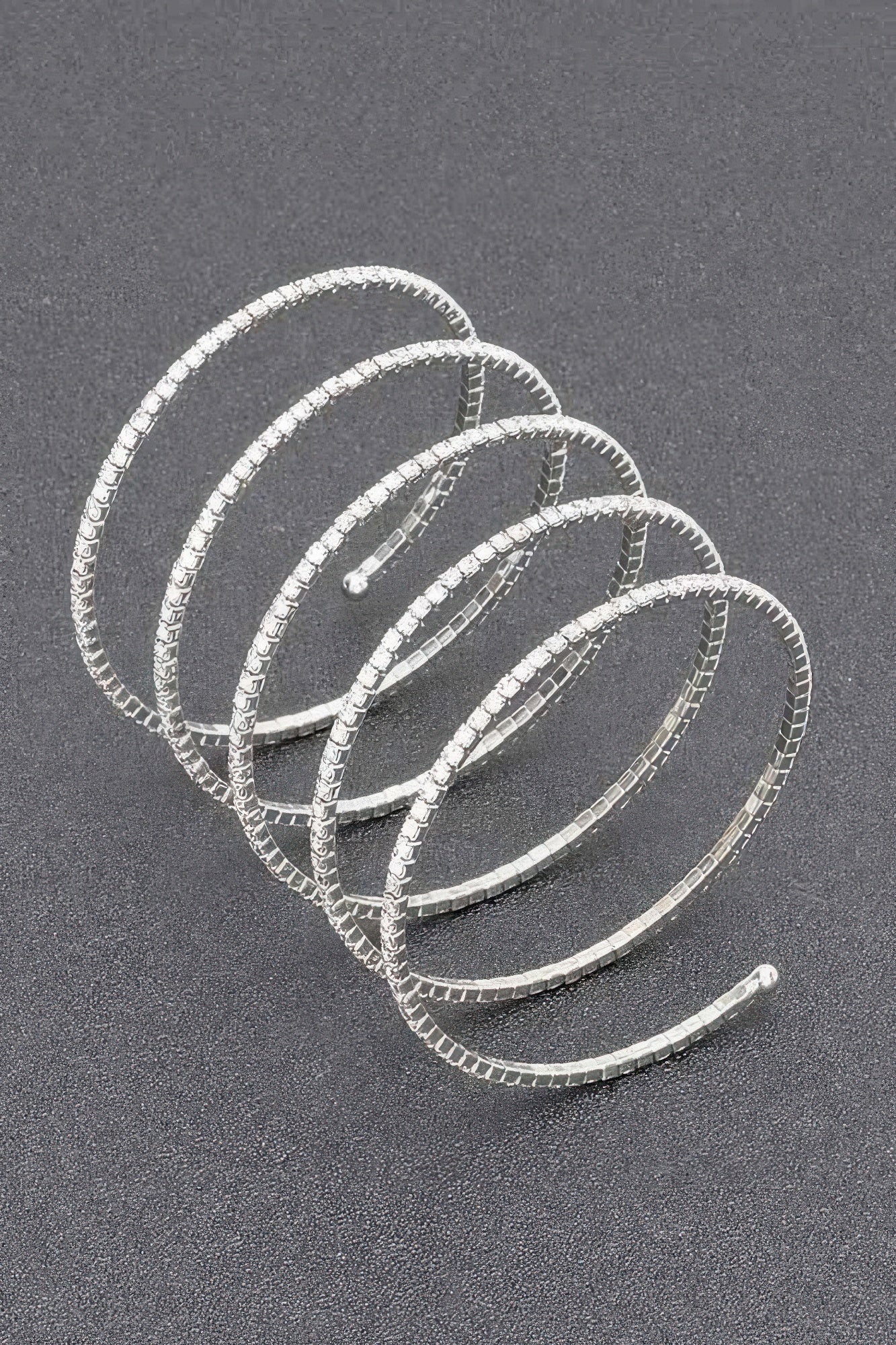 Adjustable Clear Rhinestone Bracelet Secondary image