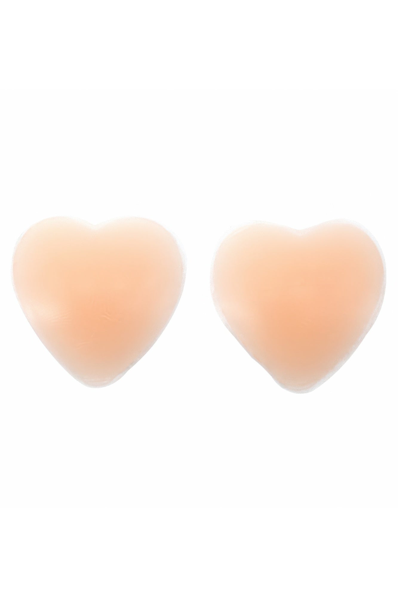 Nude Silicone Heart-Shaped Covers Secondary image