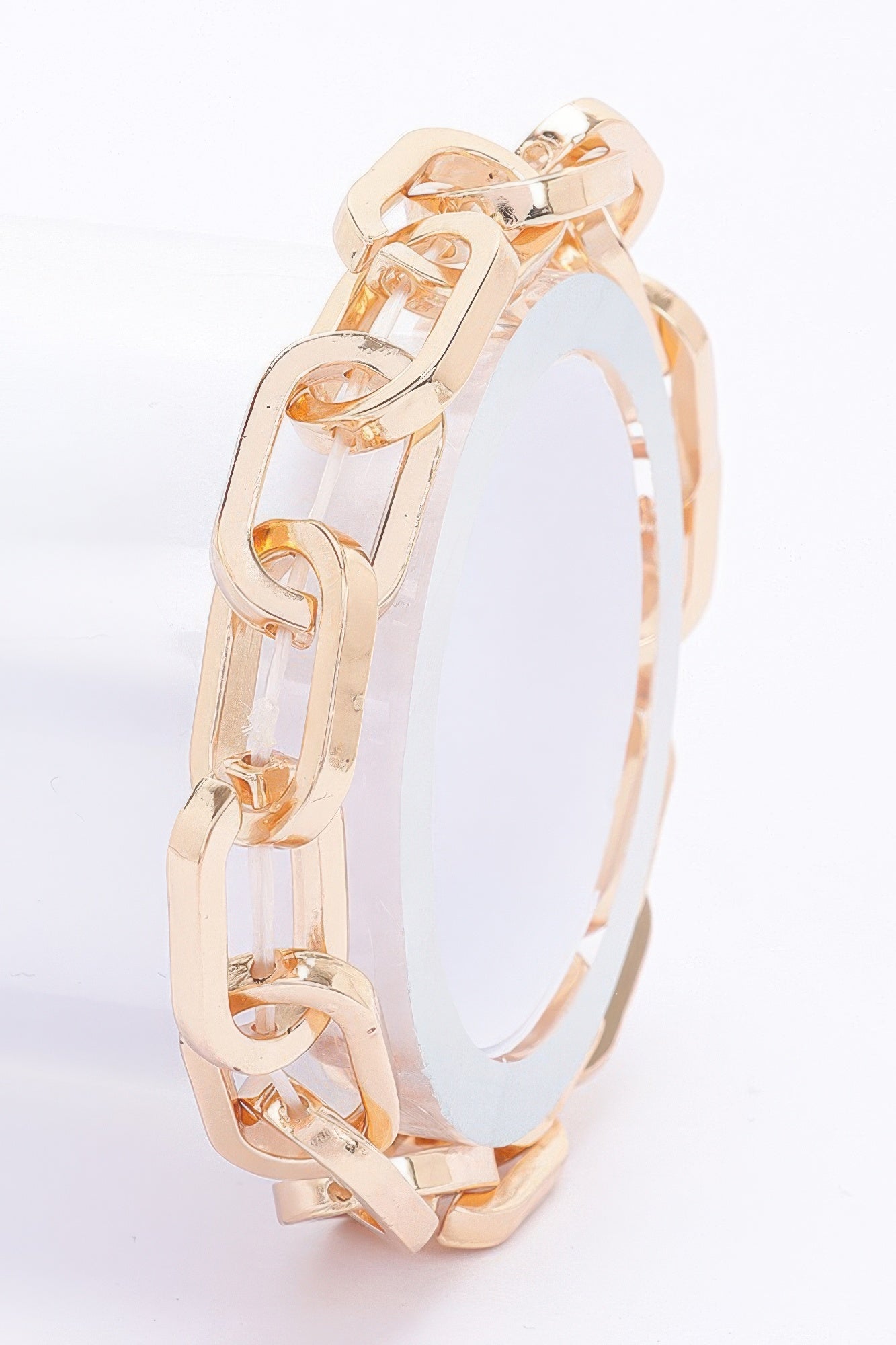 Polished Alloy Link Bracelet Secondary image