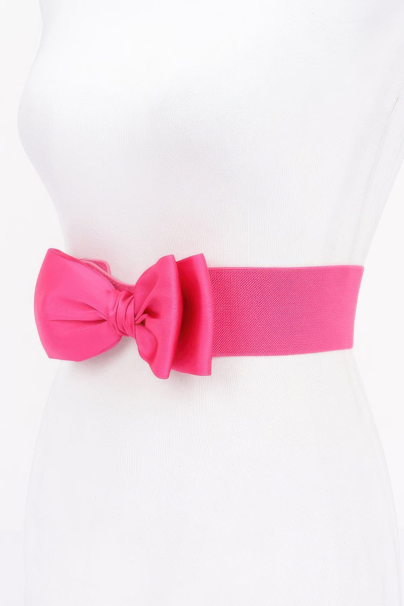 Bow Detail Elastic Waist Belt Secondary image