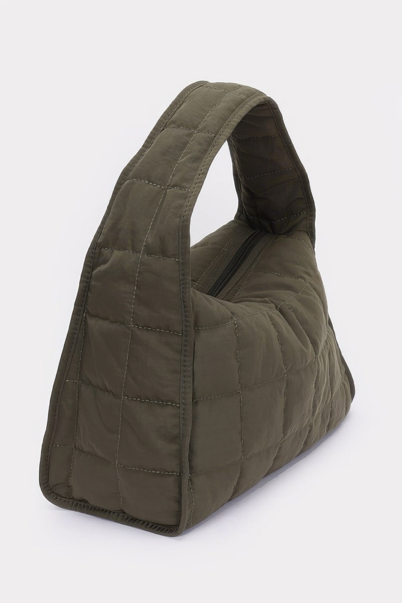 Quilted Nylon-Feel Shoulder Bag Secondary image