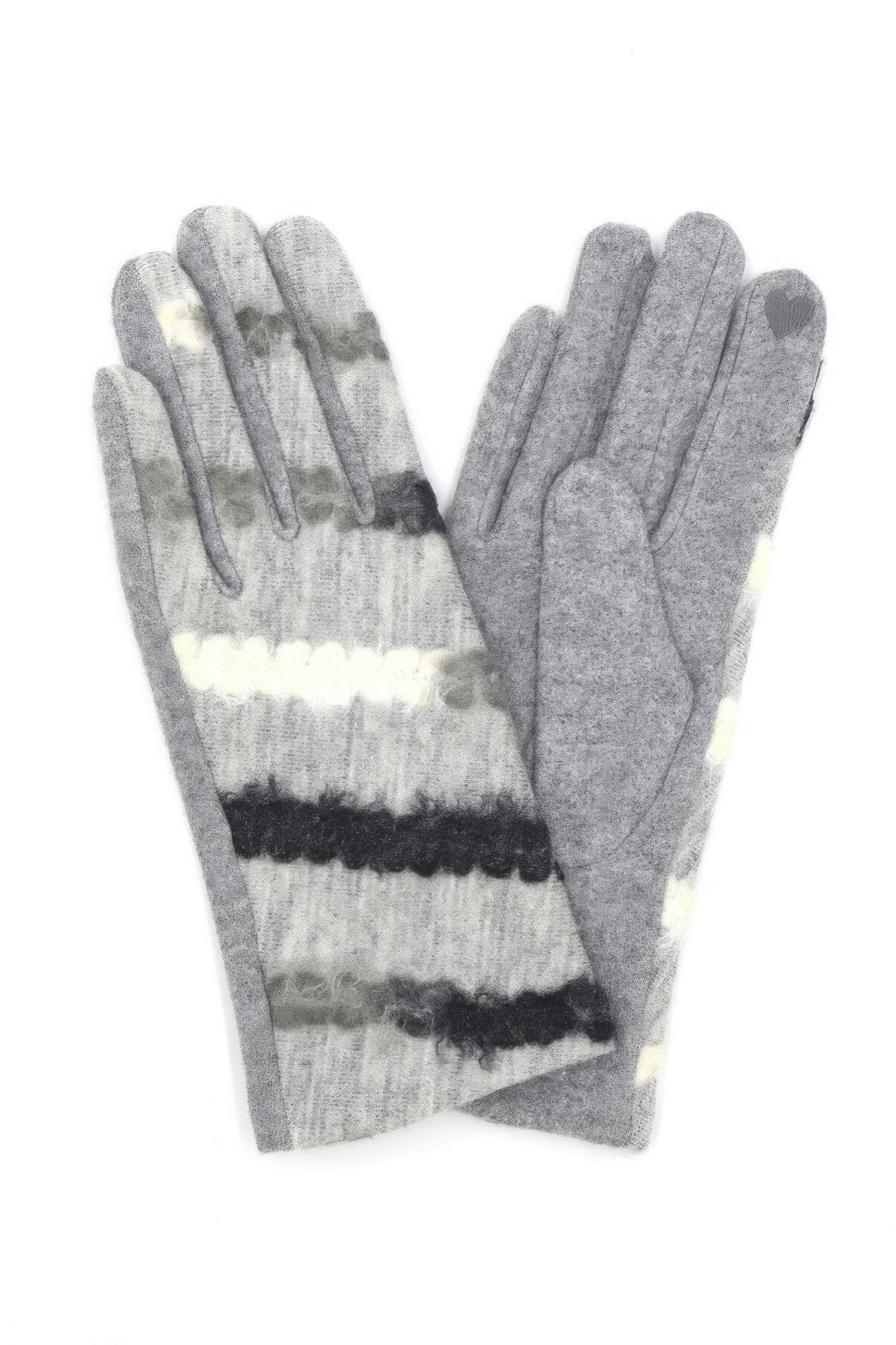 Multicolor Knit Smart Touch Gloves Secondary image