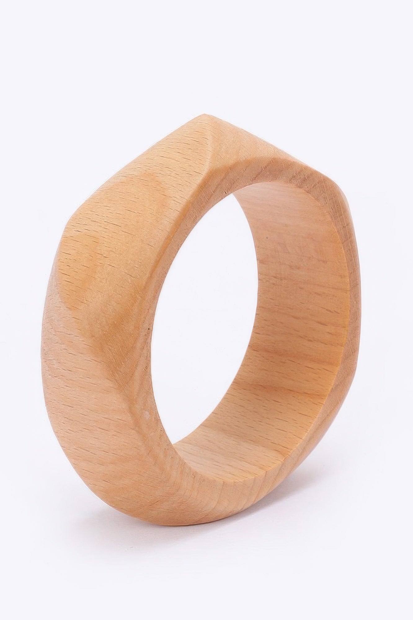 Natural Wood Cuff Bracelet Secondary image