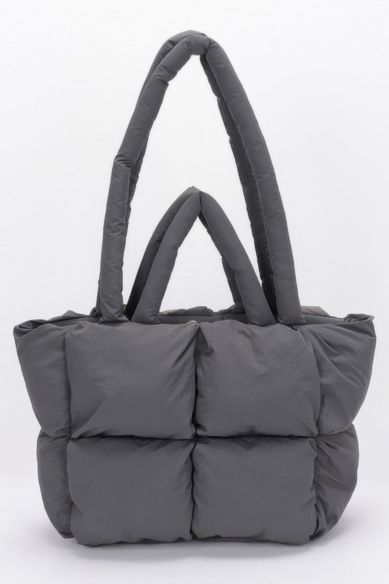 Quilted Nylon Shoulder Tote Secondary image