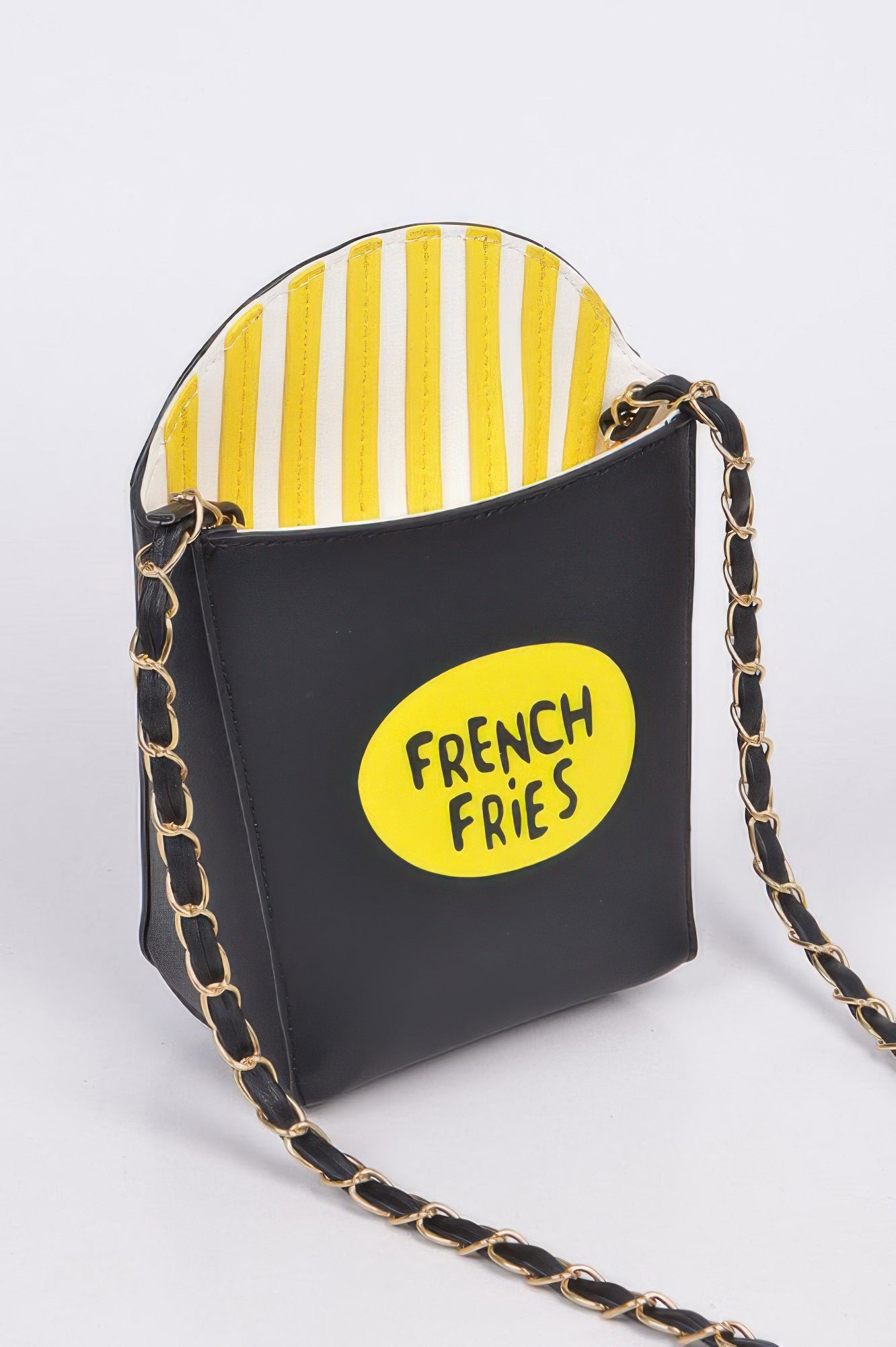 French Fries Printed Chain-Handle Crossbody Bag Secondary image