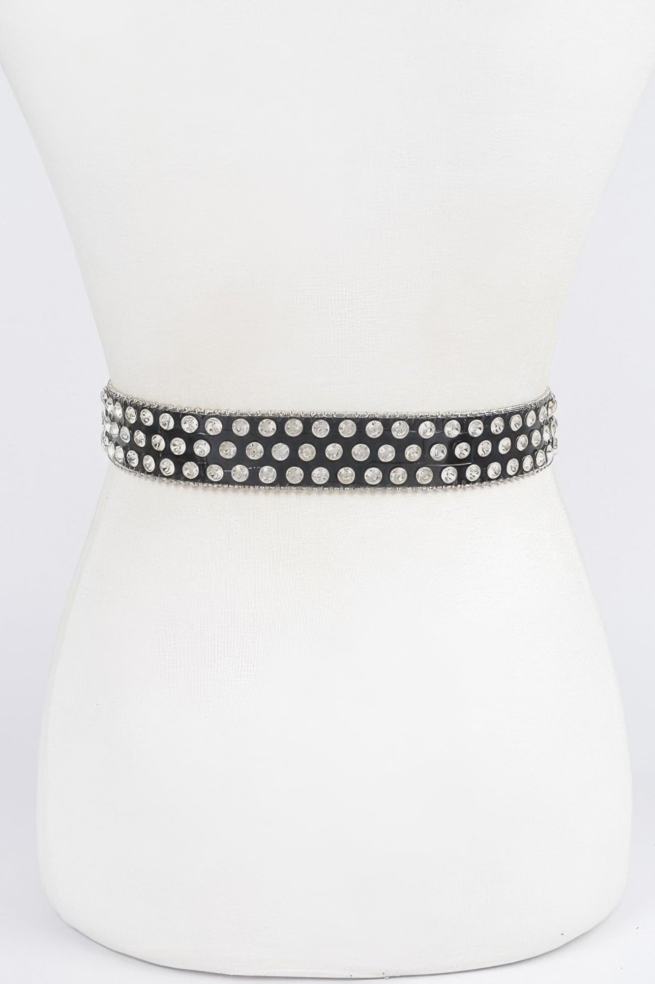 Studded Rhinestone Western Buckle Belt Secondary image
