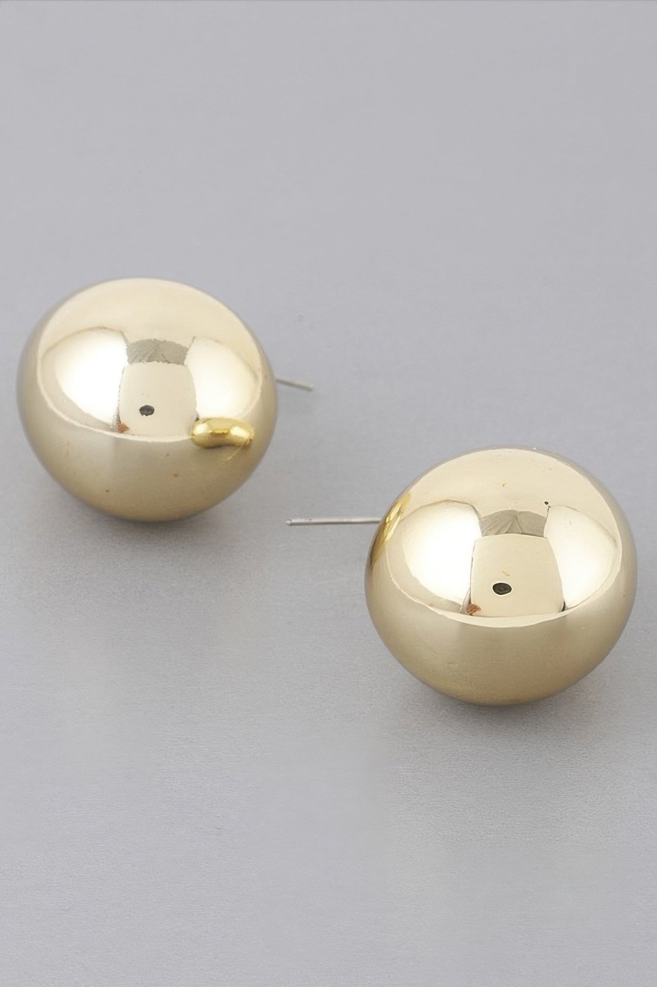 Polished Statement Teardrop Post Earrings Secondary image