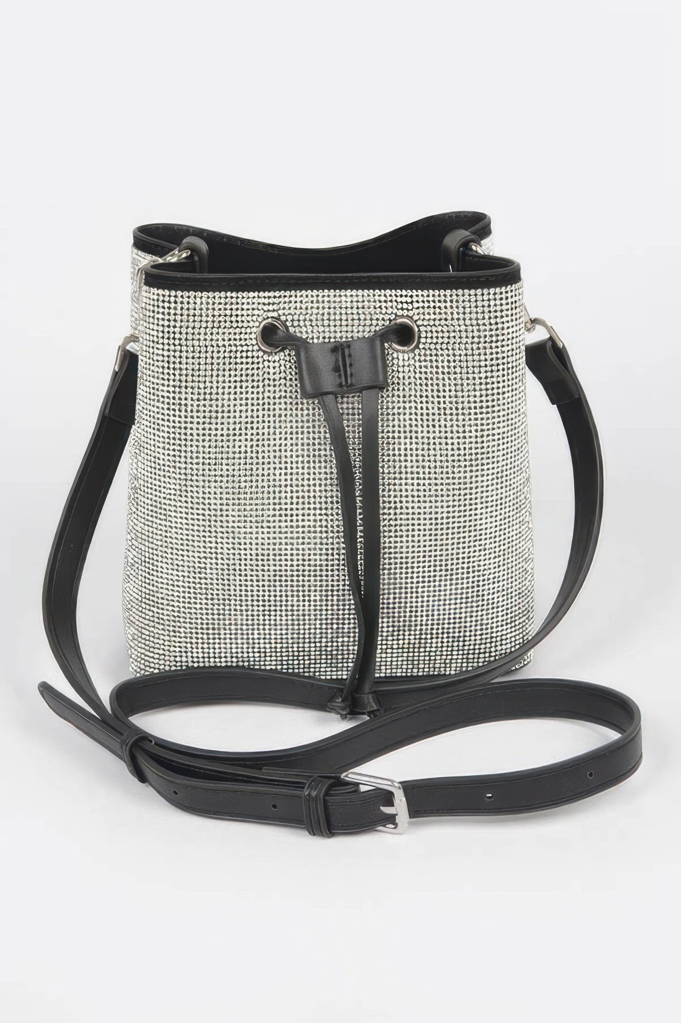 Rhinestone Drawstring Bucket Crossbody Bag Secondary image