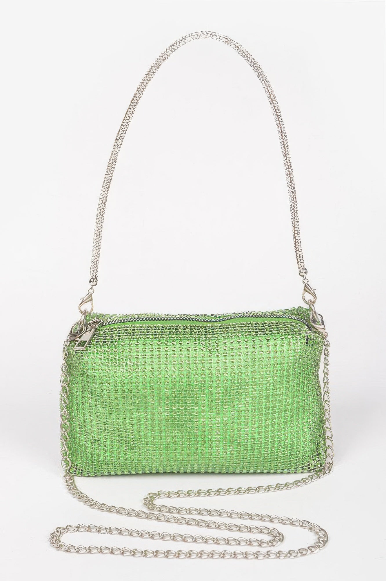 Textured Chain Strap Clutch Bag Secondary image