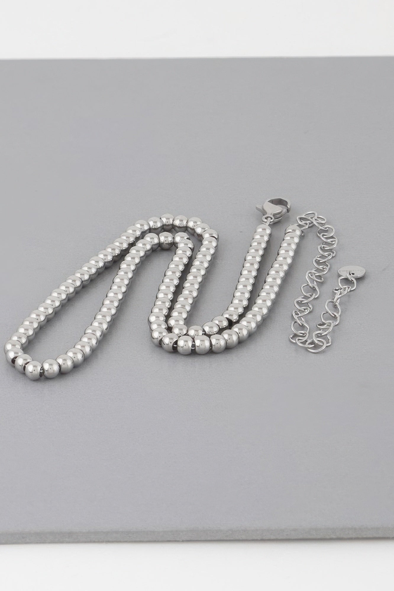 Polished Beaded Necklace for Layering Secondary image