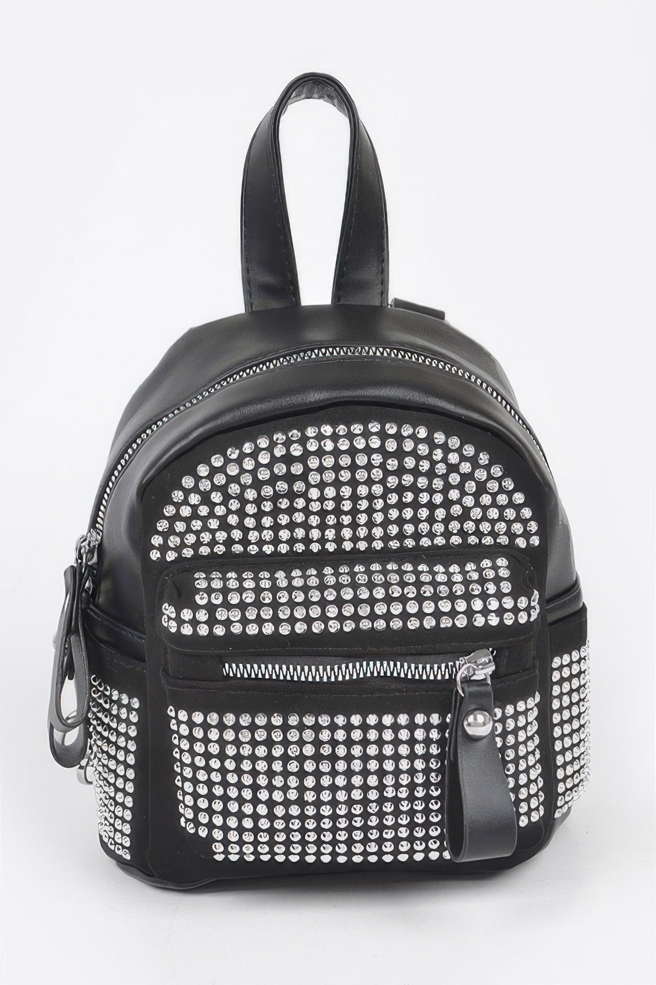 Black Rhinestone Mini Backpack Secondary image