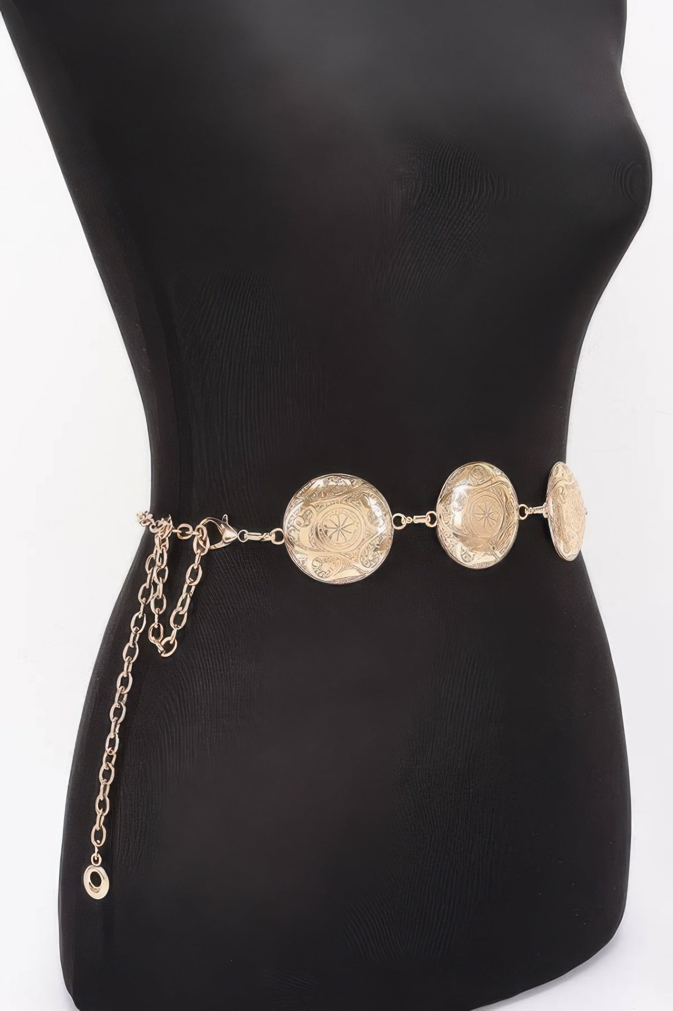 Ornate Disc Chain Waist Belt Secondary image