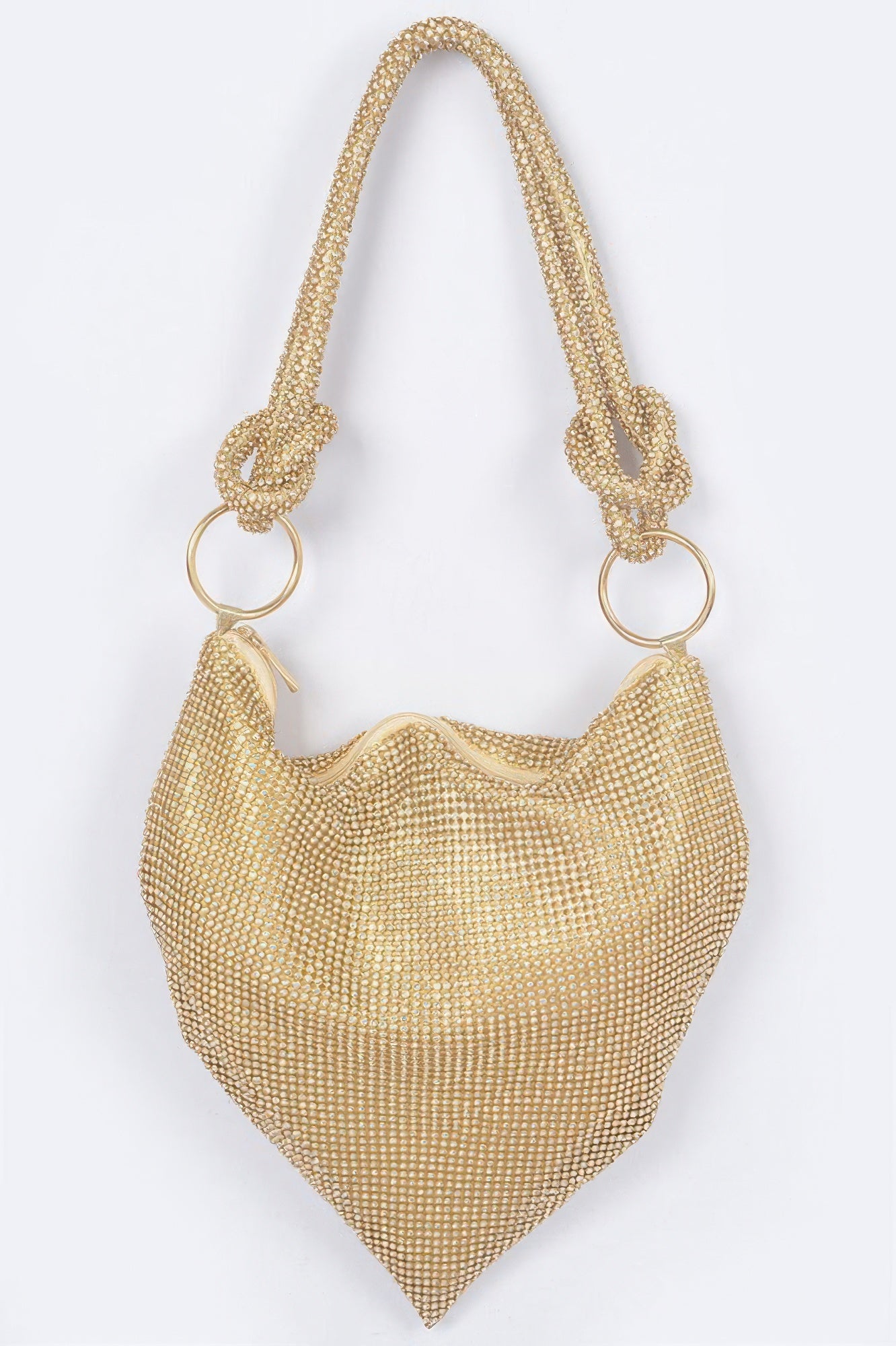 Rhinestone Mesh Chain Shoulder Bag Secondary image