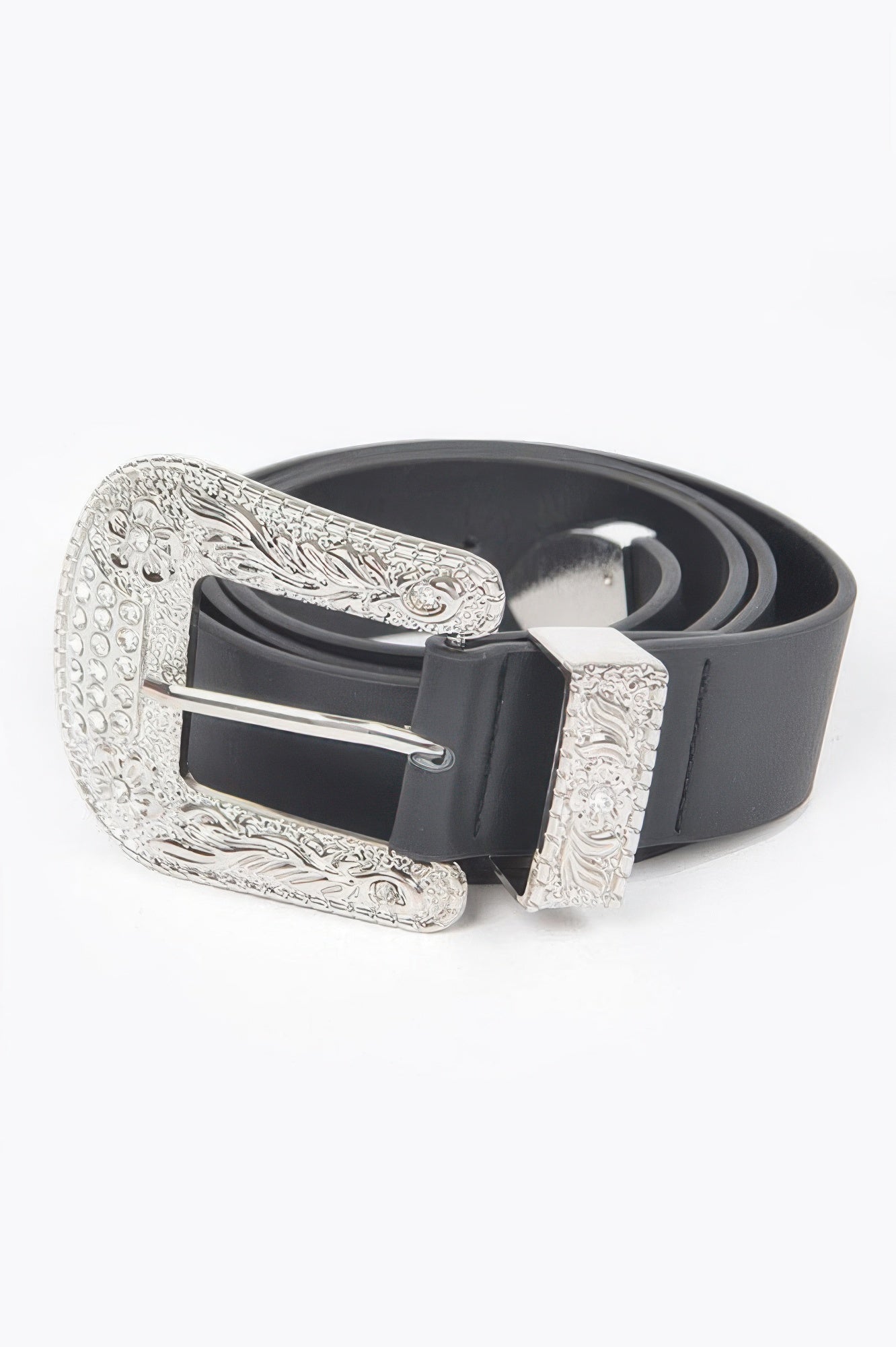 Ornate Buckle Polyurethane Belt Secondary image
