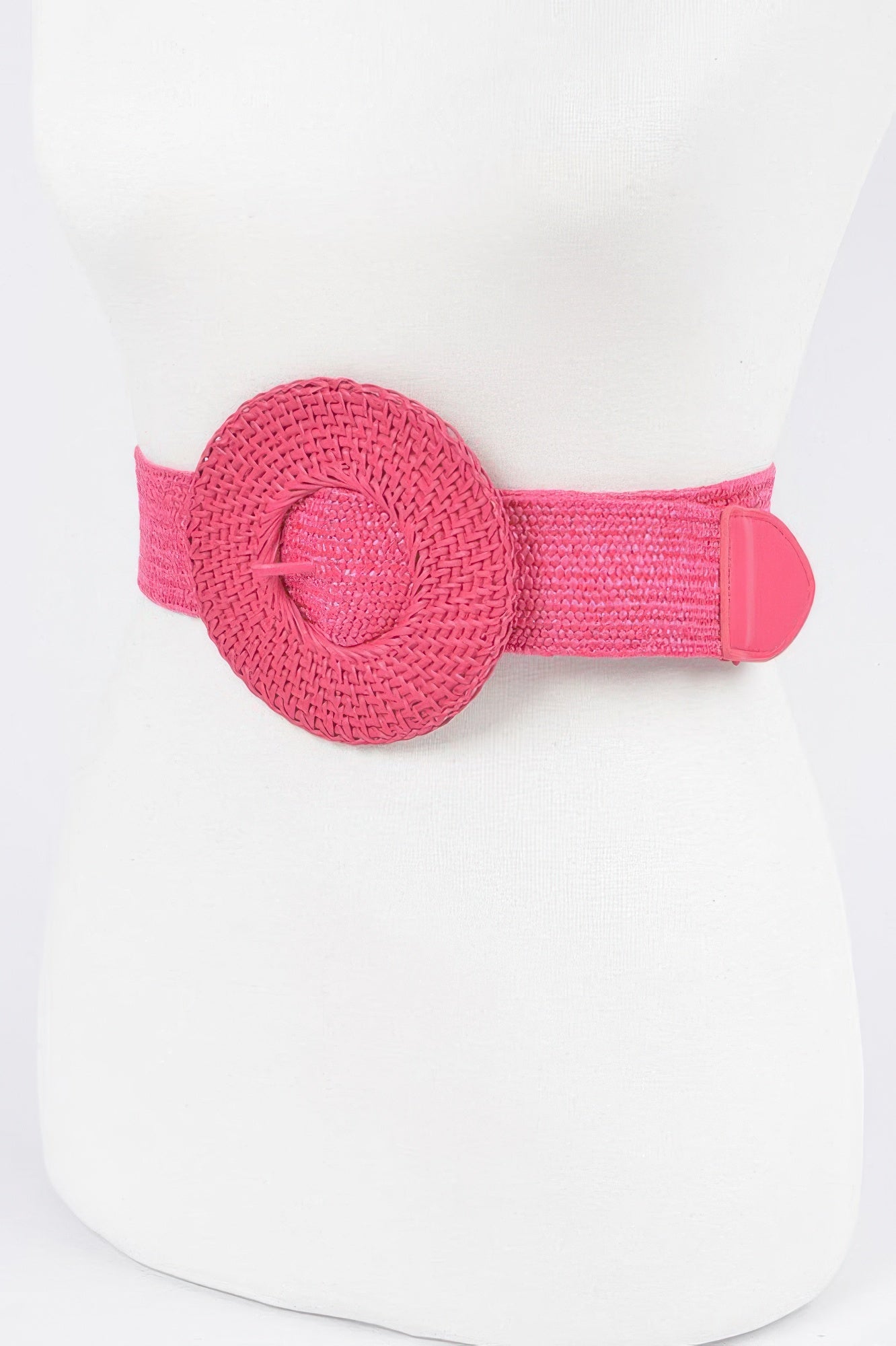 Round Bamboo Buckle Stretch Belt Secondary image