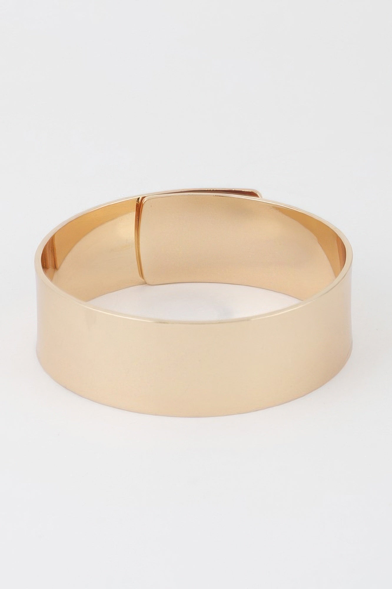 Gold Polished Toggle Open Cuff Bracelet Secondary image