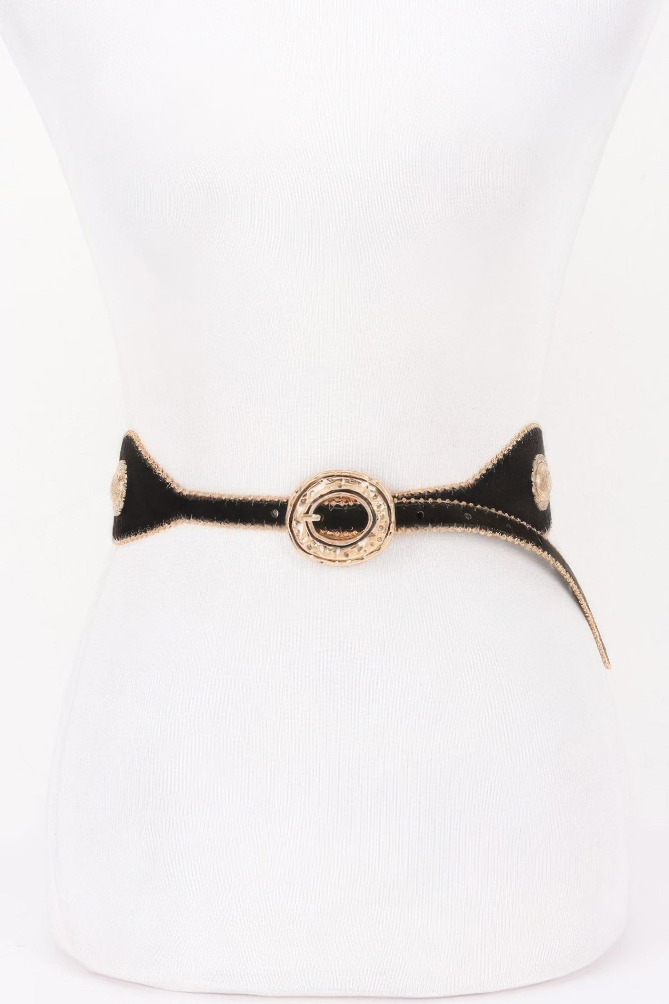 Western Scalloped Concho Waist Belt Secondary image