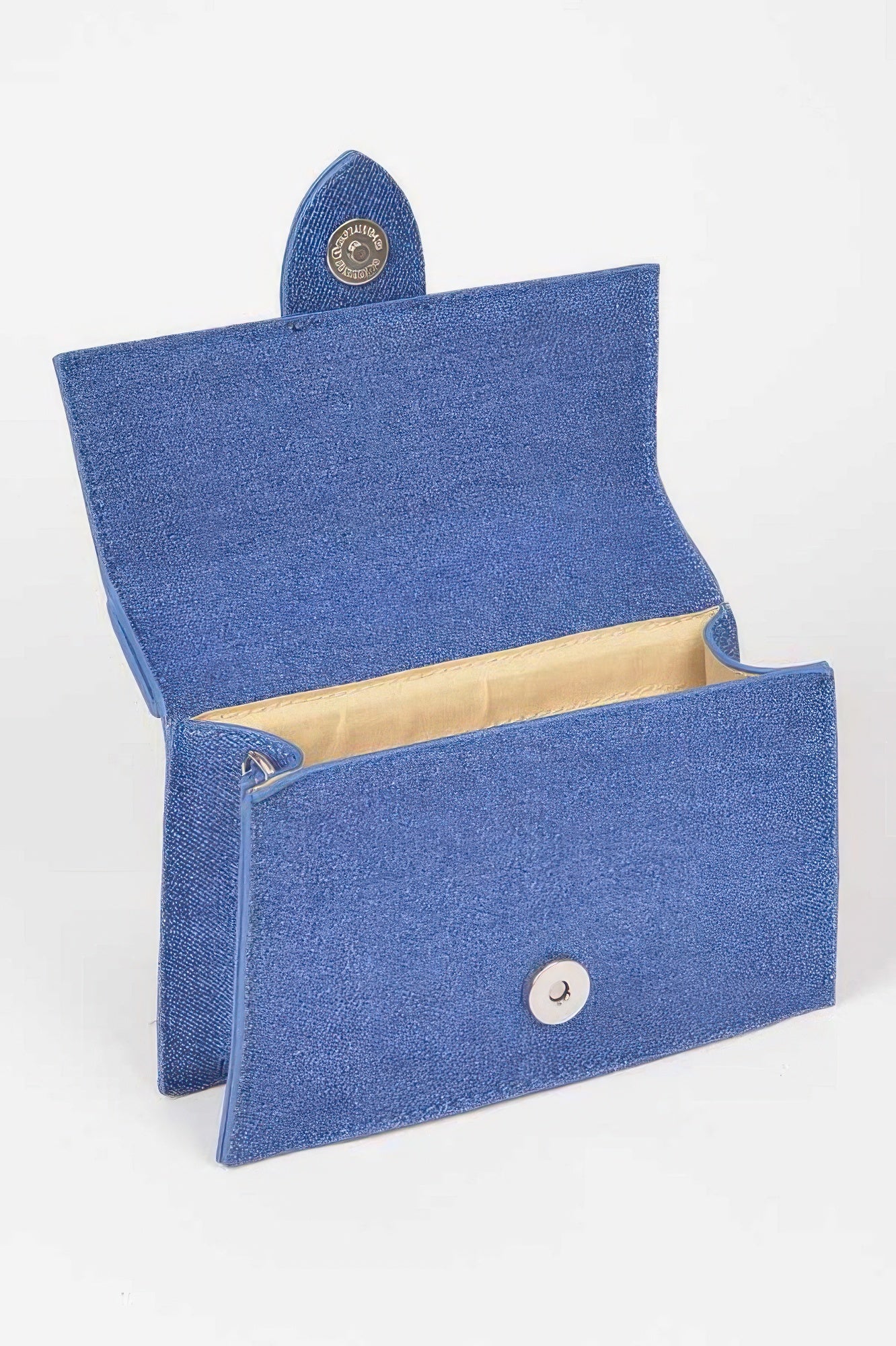 Lavender Textured Top Handle Shoulder Bag Secondary image