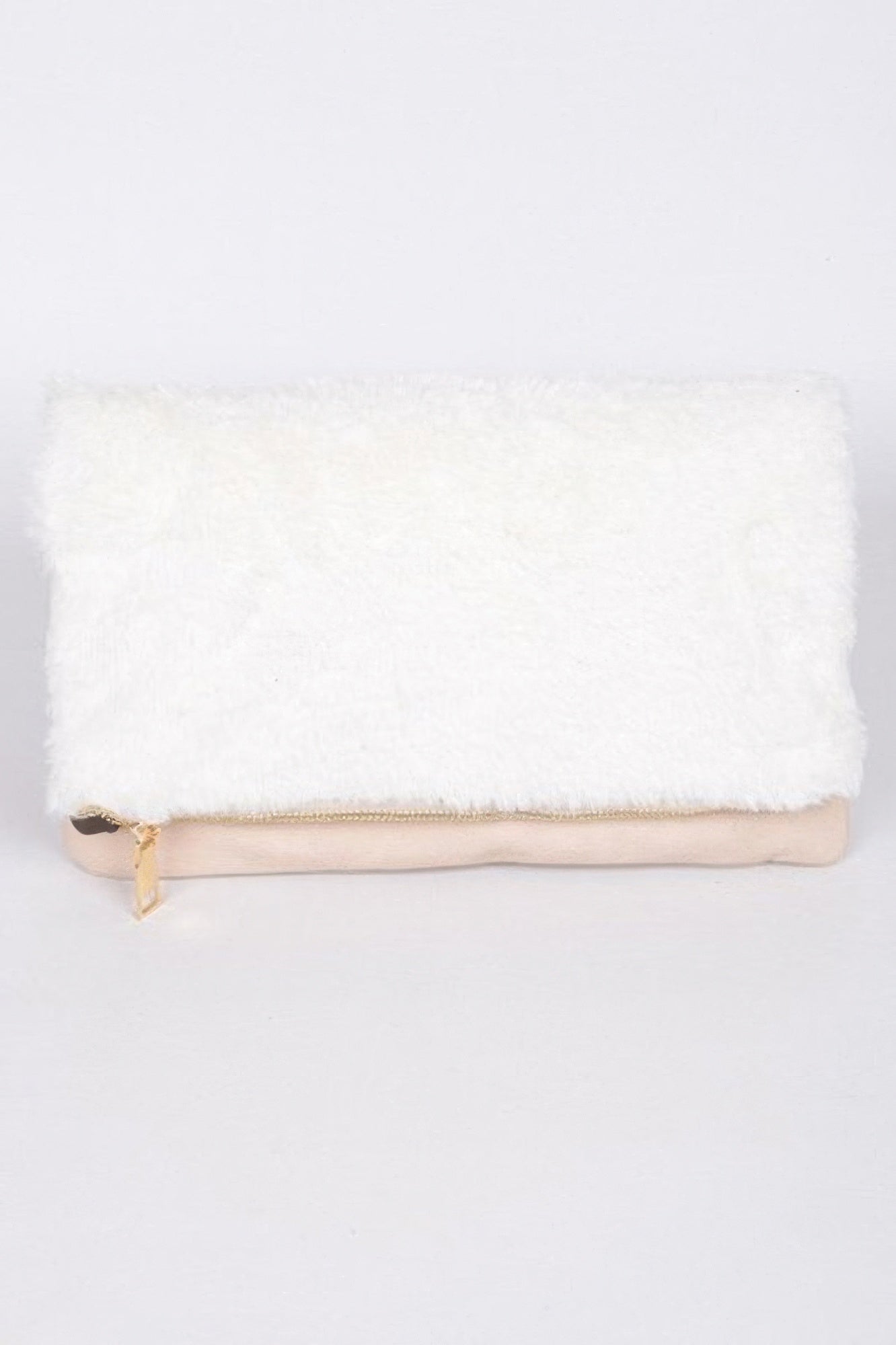 Faux Fur Foldover Clutch Secondary image
