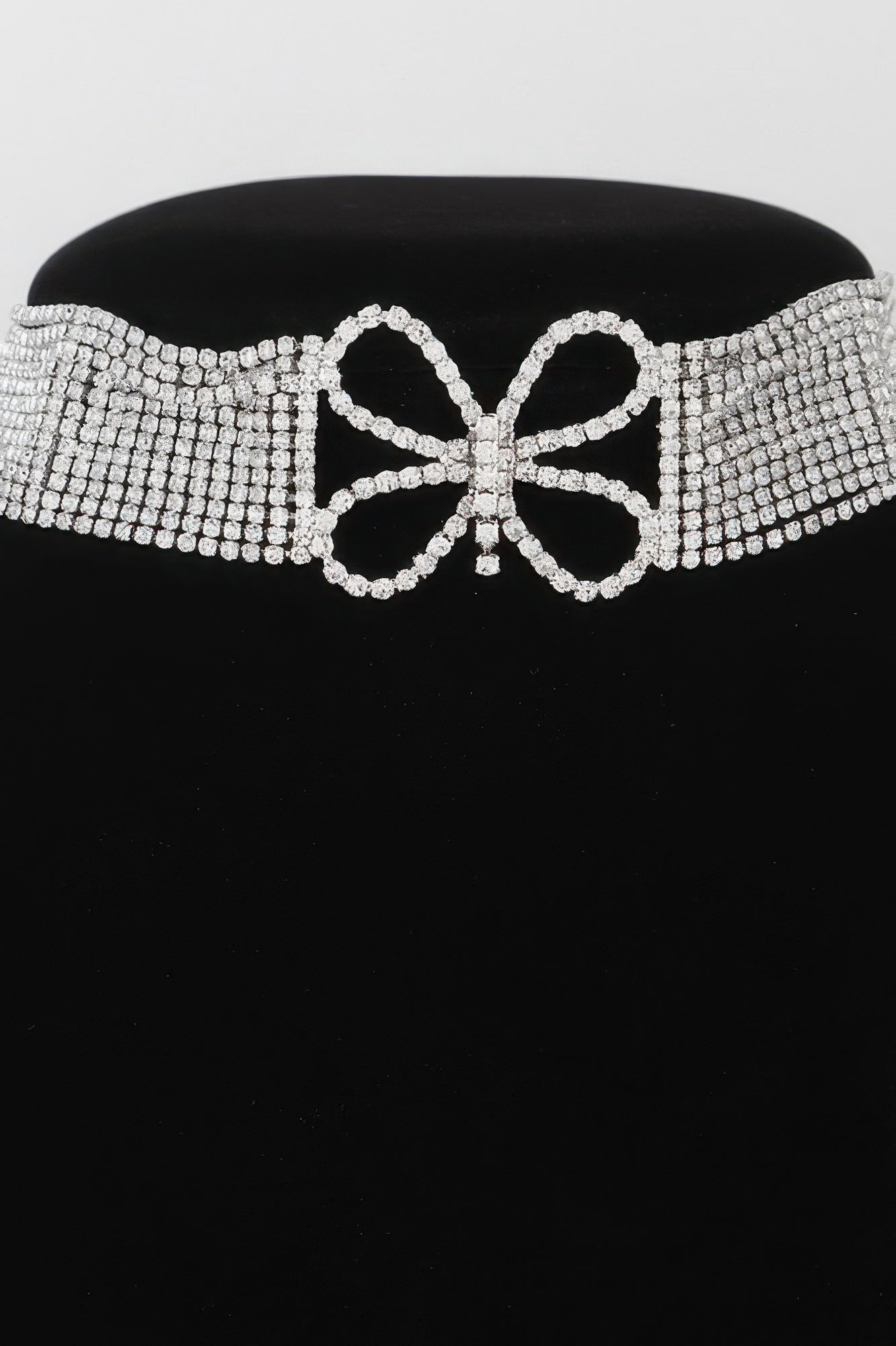 Jeweled Butterfly Rhinestone Choker Secondary image