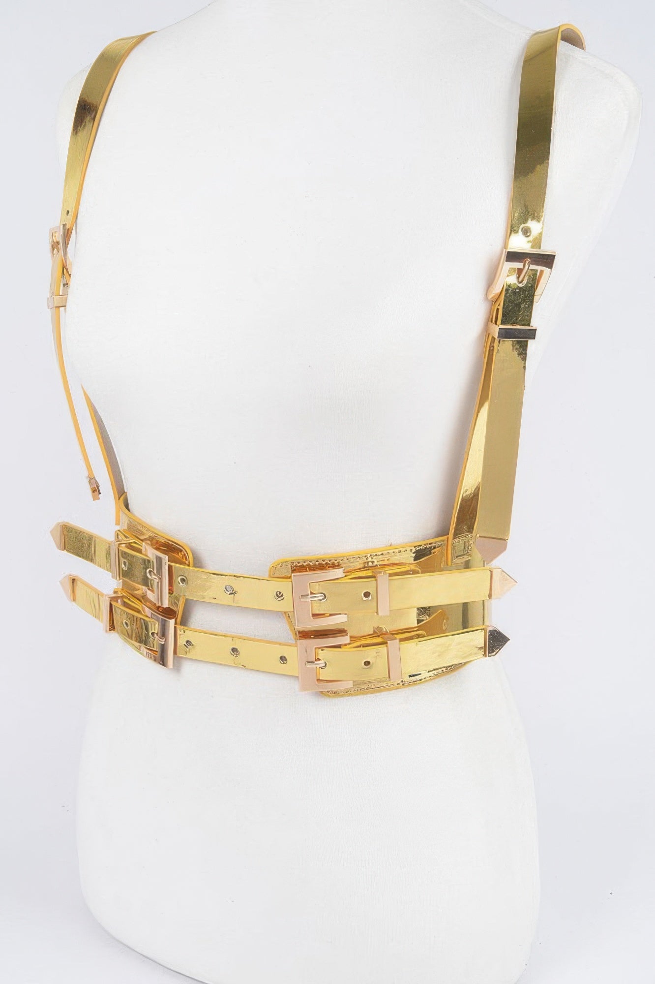 Plus Size Vegan Harness With Adjustable Buckles Secondary image