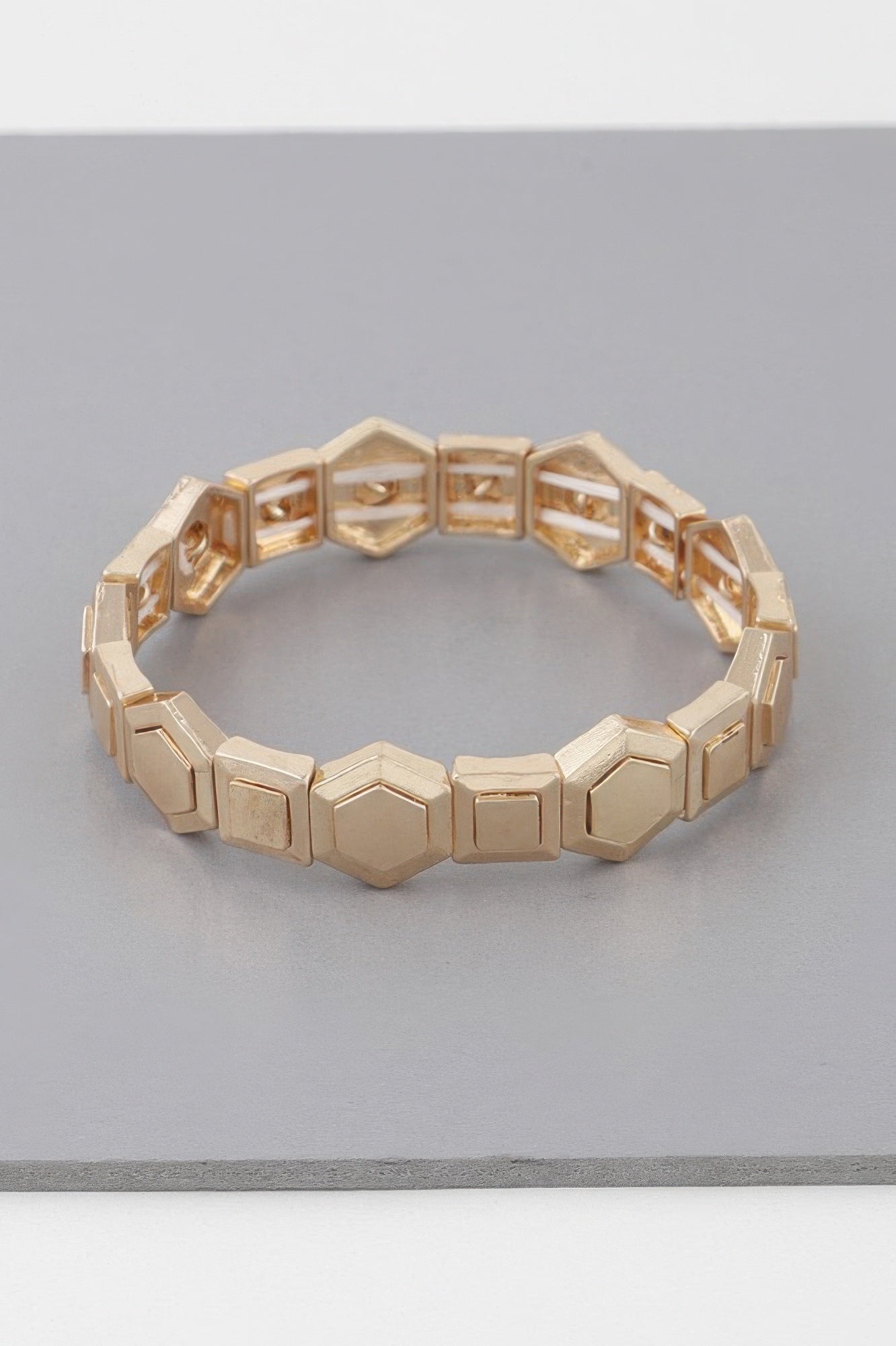 Geometric Link Statement Bracelet Secondary image