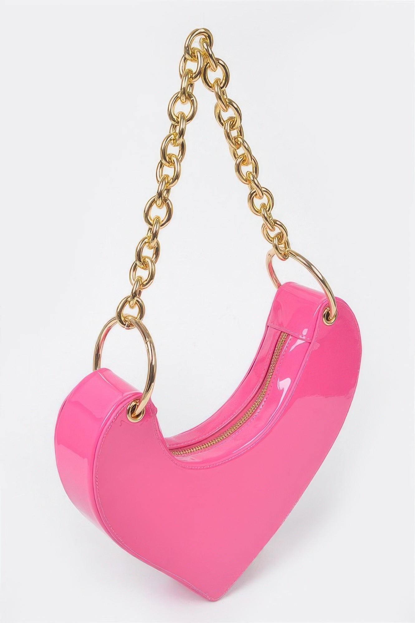 Heart-Shaped Chain Strap Handbag Secondary image
