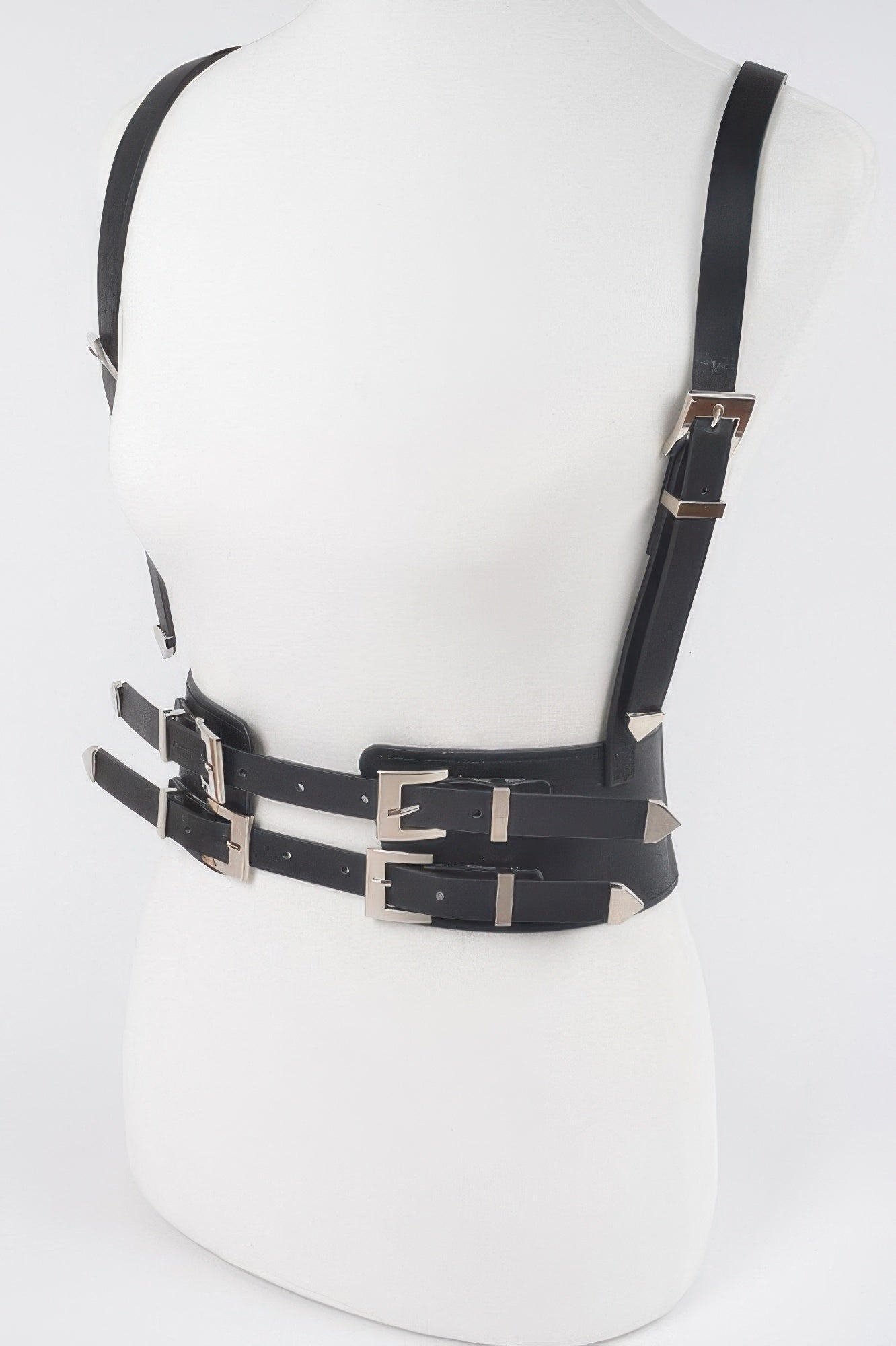 Plus Size Multi-Buckle Waist Harness Belt Secondary image