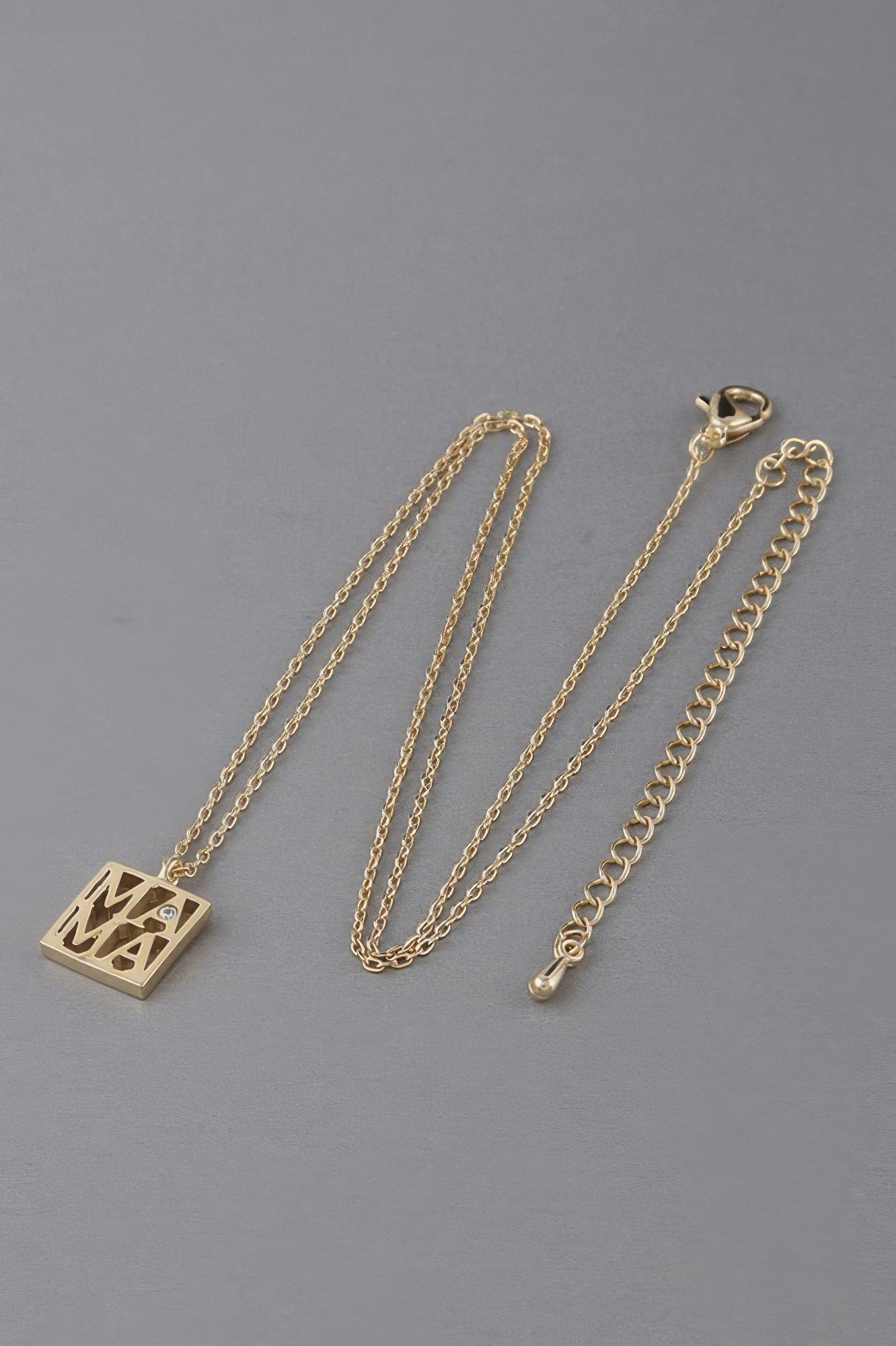 Mama Pendant Box Chain Necklace Secondary image