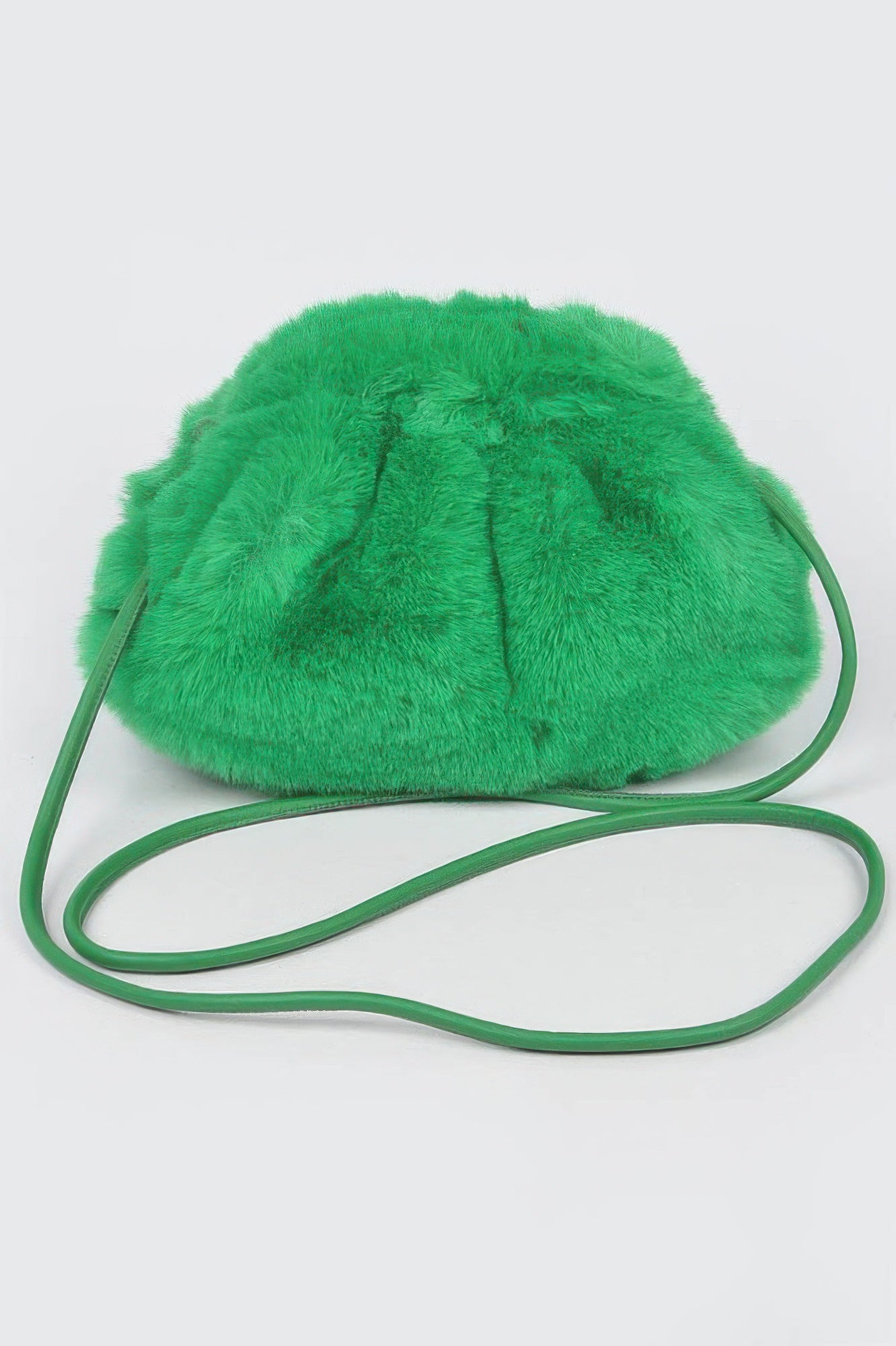 Faux Fur Crossbody Bag with Long Strap Secondary image