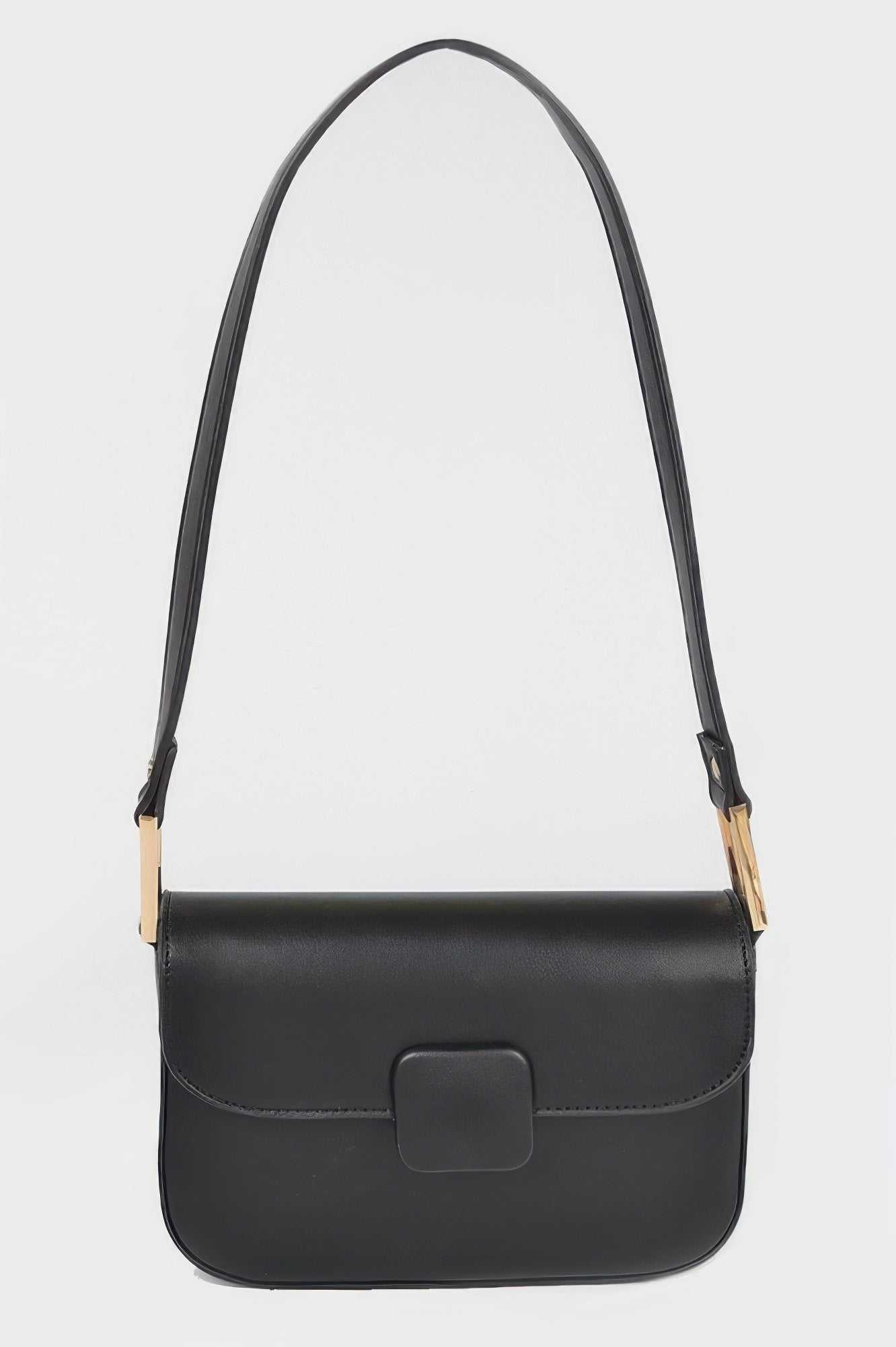 Compact Faux Leather Flap Shoulder Bag Secondary image