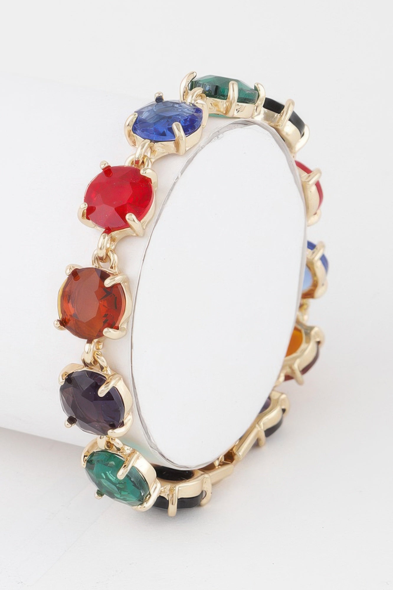 Faceted Crystal Link Bracelet Secondary image