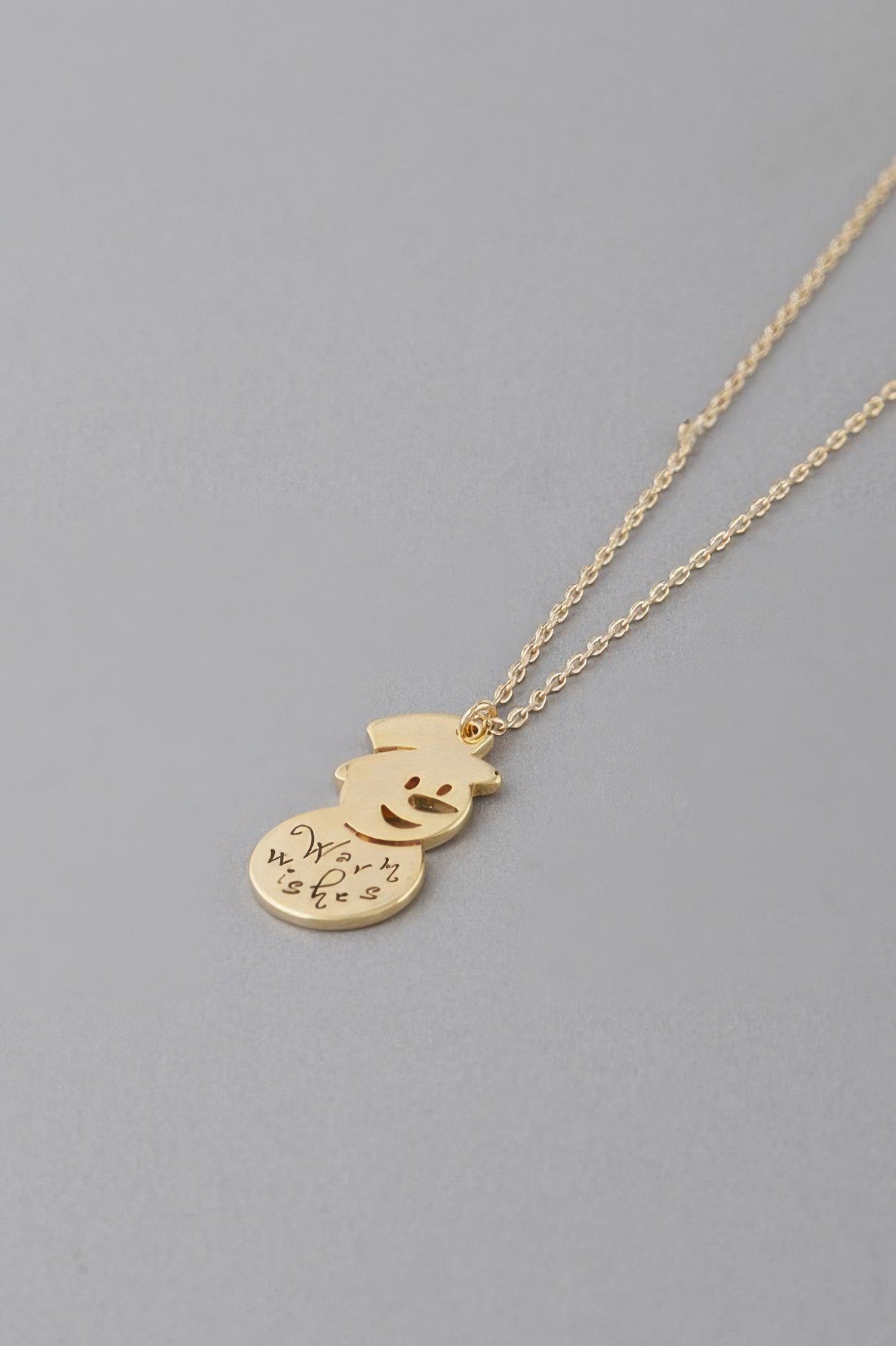 Festive Snowman Pendant Necklace Secondary image