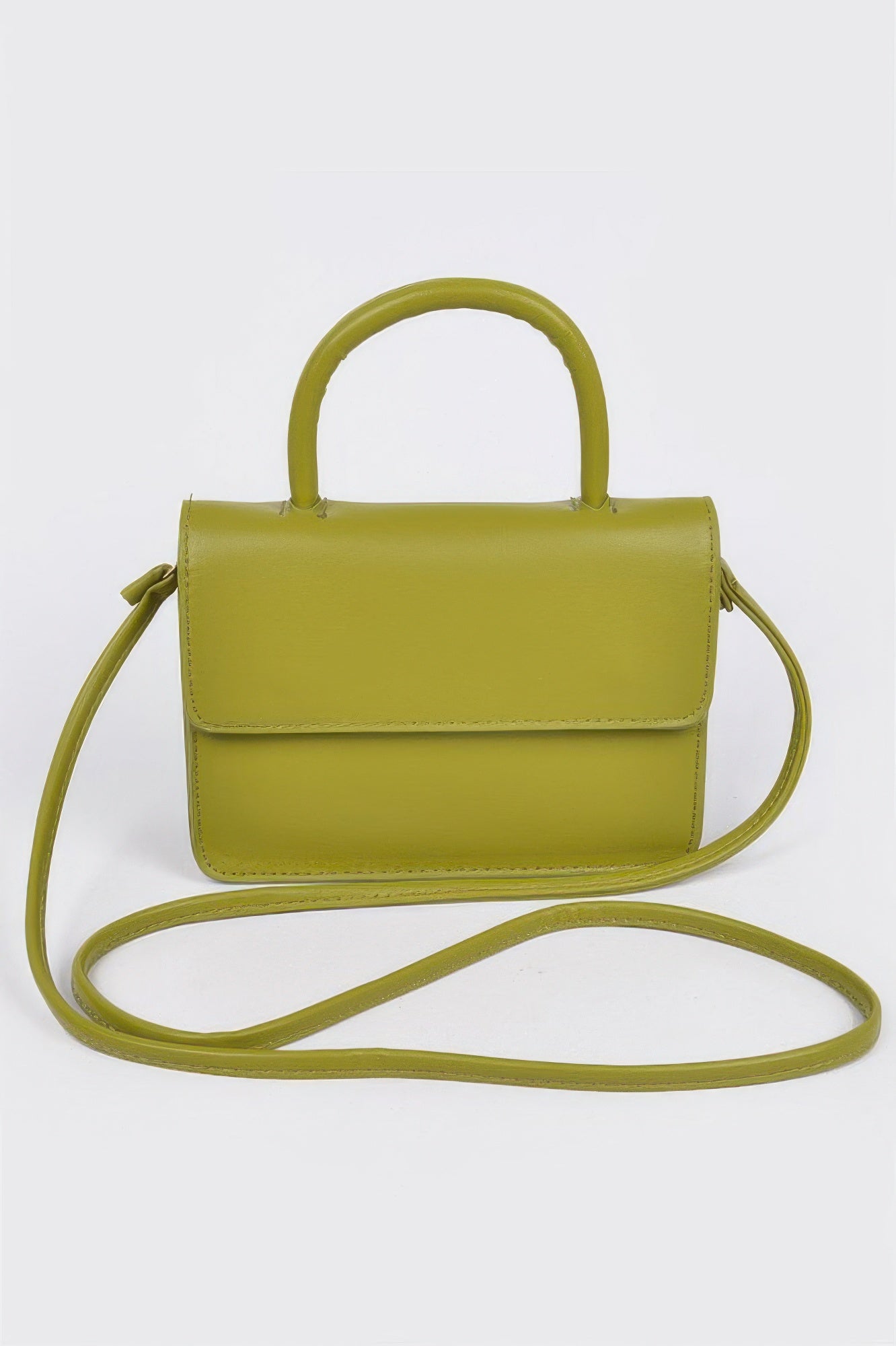 Faux Leather Mini Top-Handle Shoulder Bag Secondary image